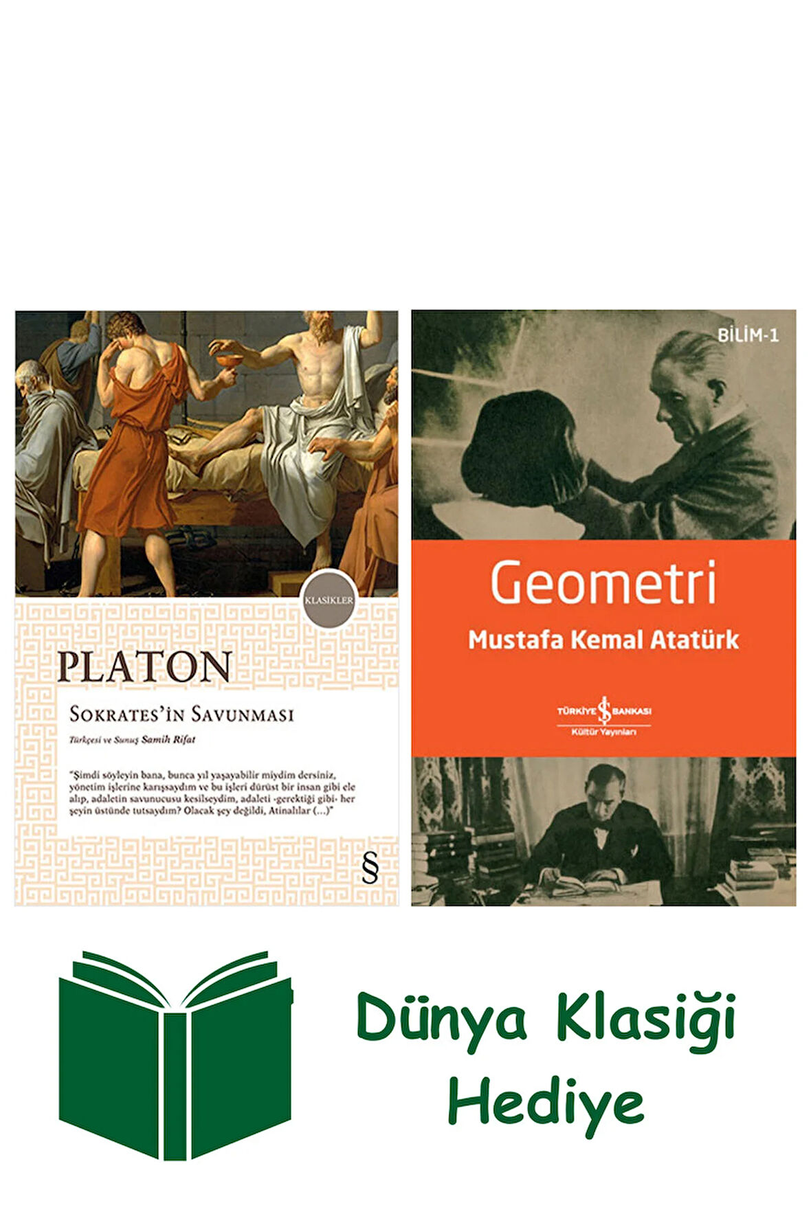 Sokrates'in Savunması + Geometri + Dünya Klasiği Hediye