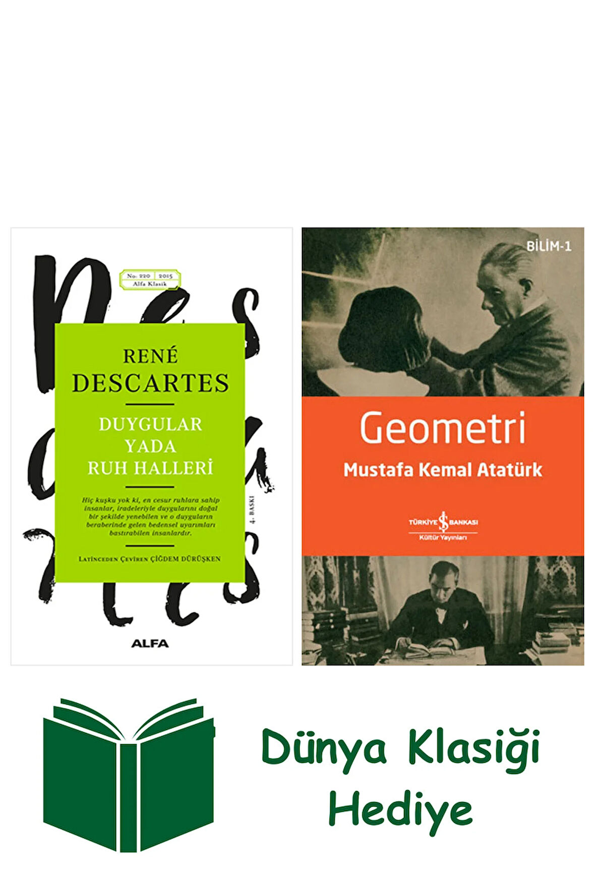 Duygular Yada Ruh Halleri + Geometri + Dünya Klasiği Hediye