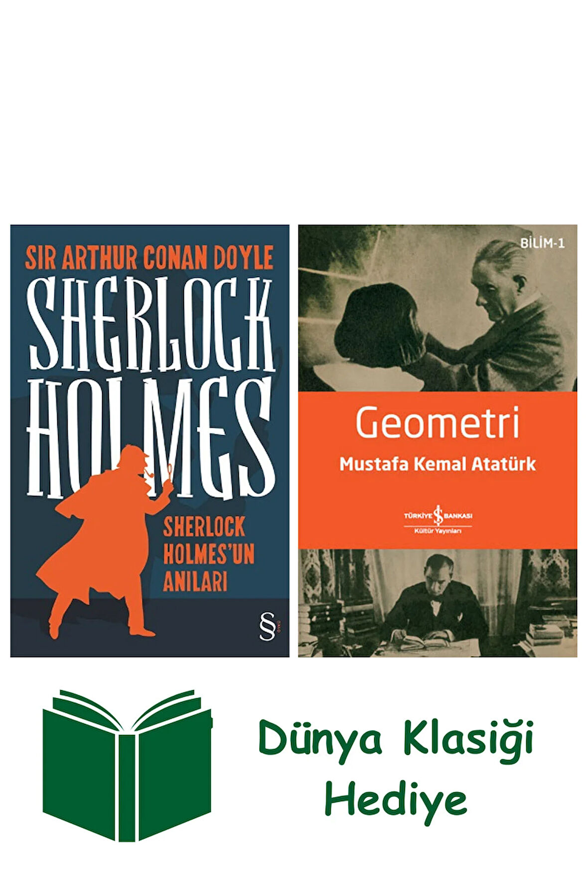 Sherlock Holmes'un Anıları + Geometri + Dünya Klasiği Hediye