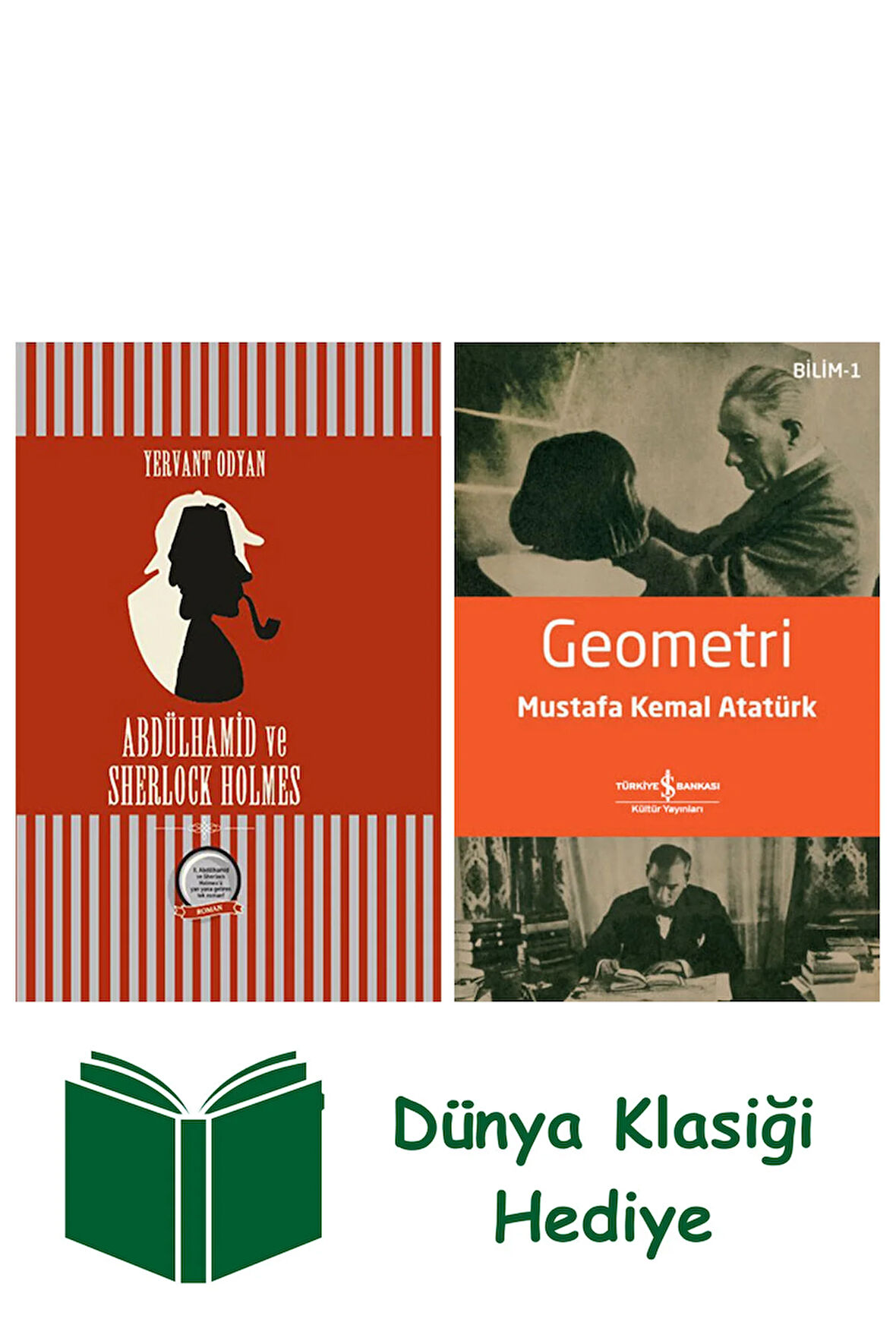 Abdülhamid ve Sherlock Holmes + Geometri + Dünya Klasiği Hediye