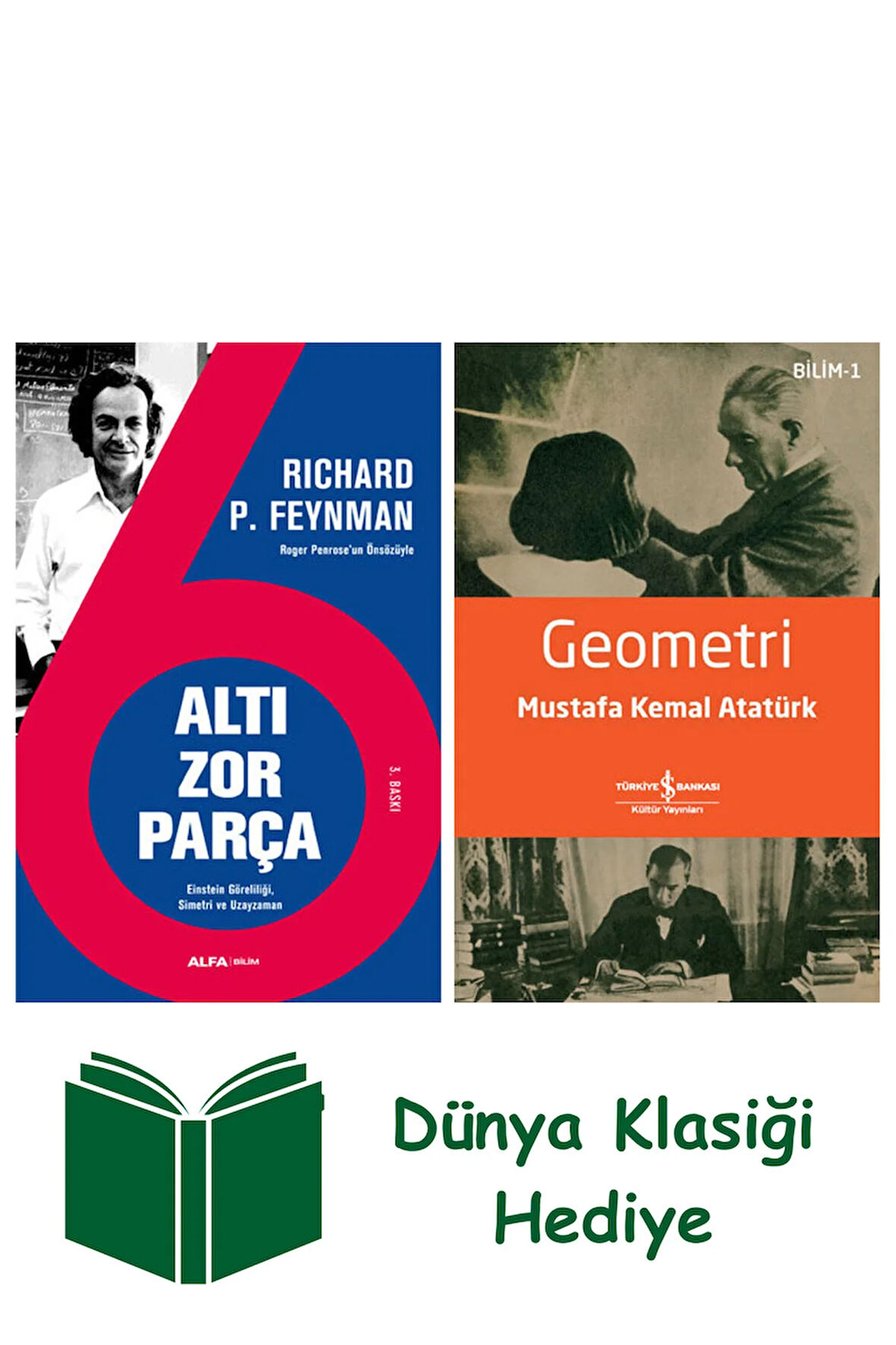 Altı Zor Parça + Geometri + Dünya Klasiği Hediye