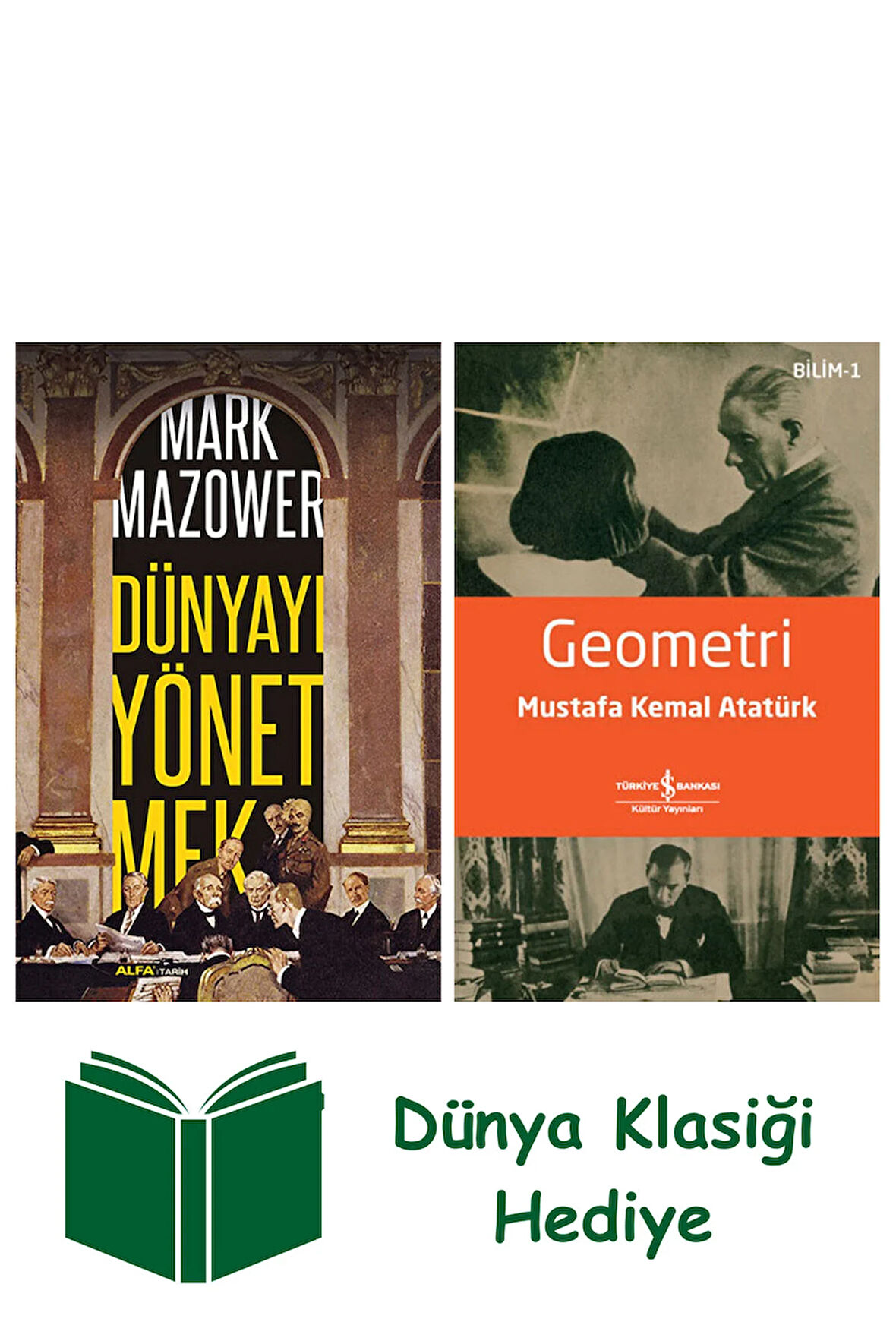 Dünyayı Yönetmek + Geometri + Dünya Klasiği Hediye