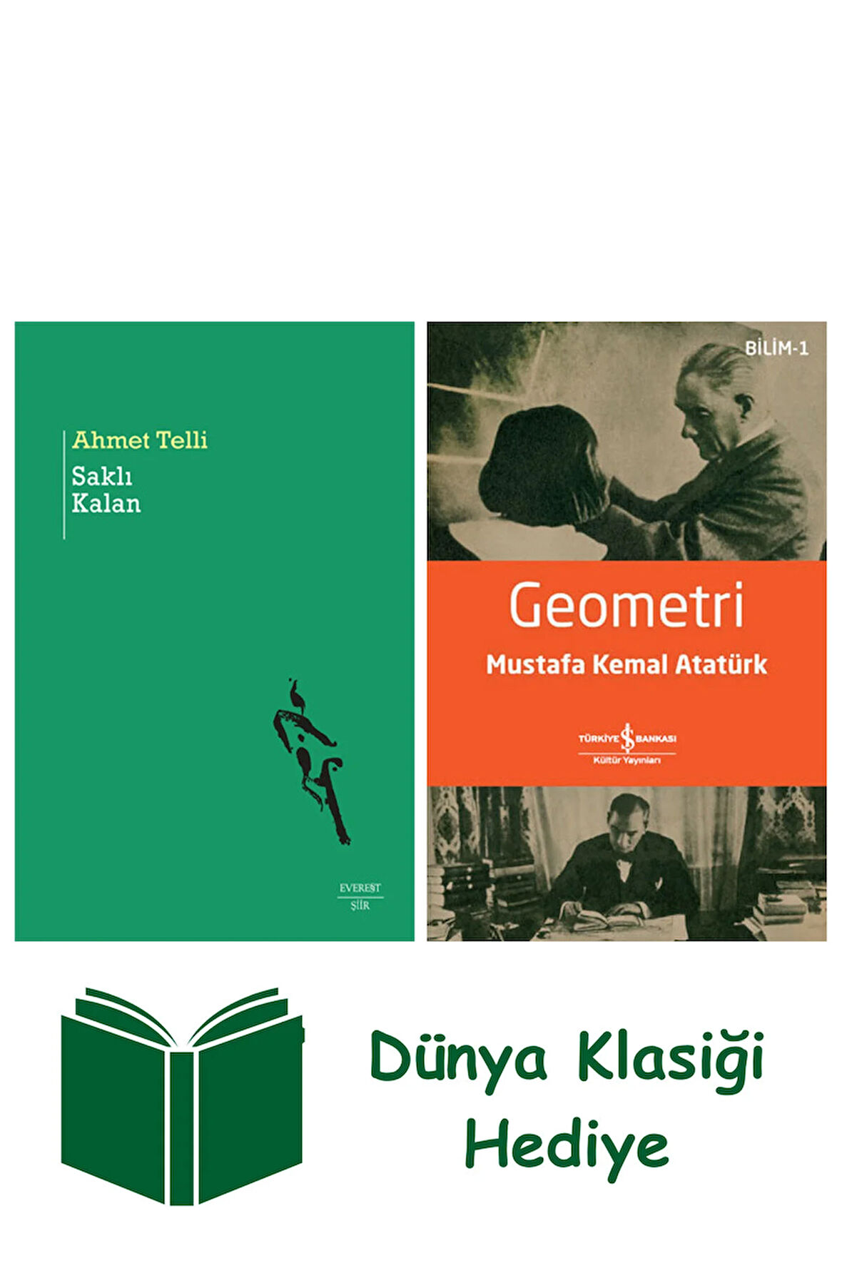 Saklı Kalan + Geometri + Dünya Klasiği Hediye