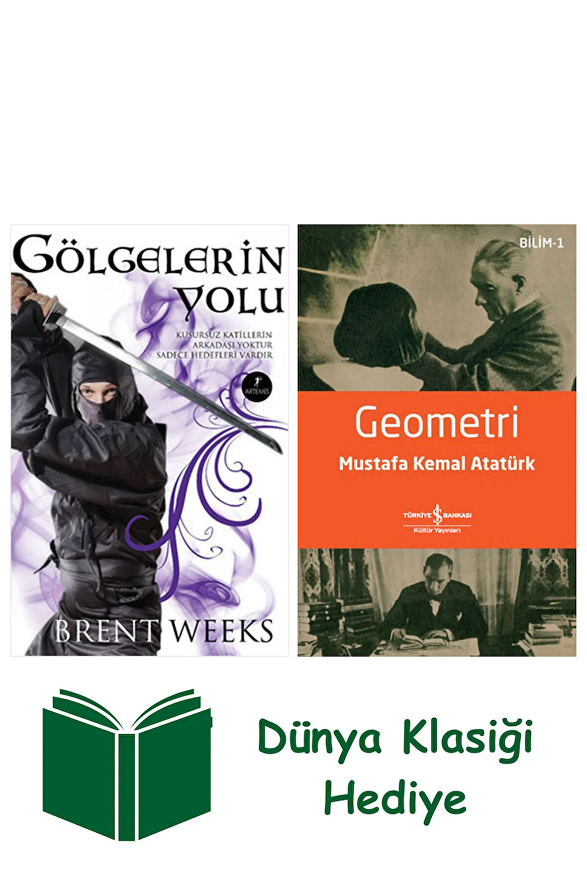 Gölgelerin Yolu + Geometri + Dünya Klasiği Hediye