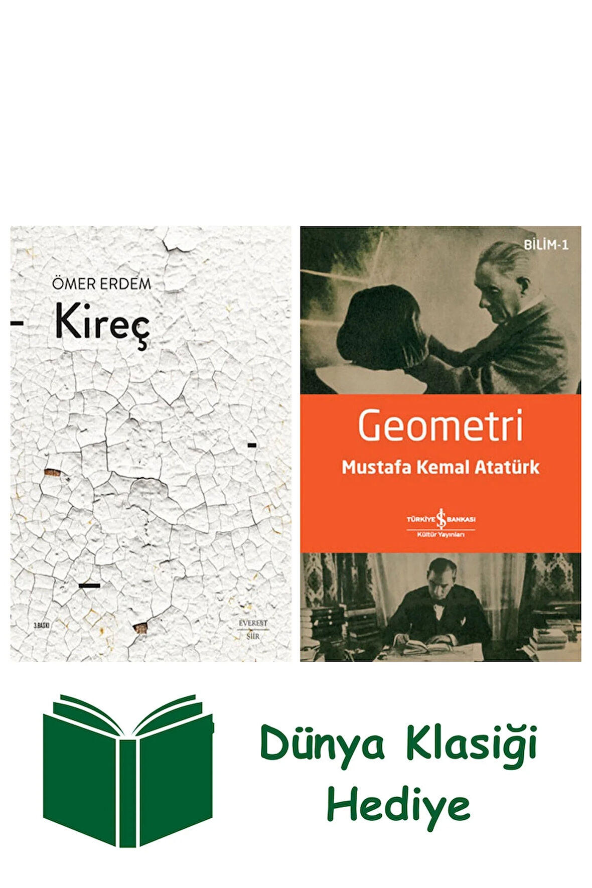 Kireç + Geometri + Dünya Klasiği Hediye