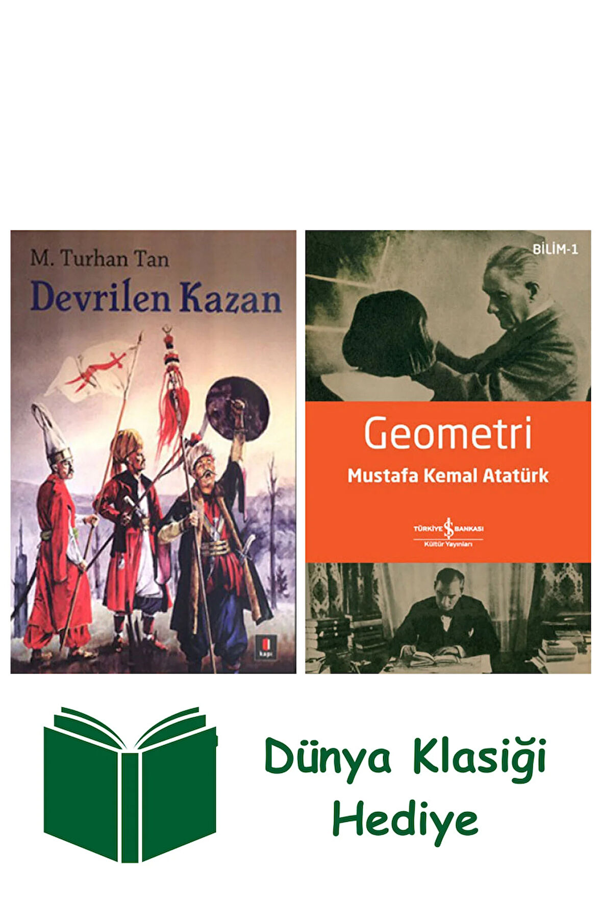 Devrilen Kazan + Geometri + Dünya Klasiği Hediye