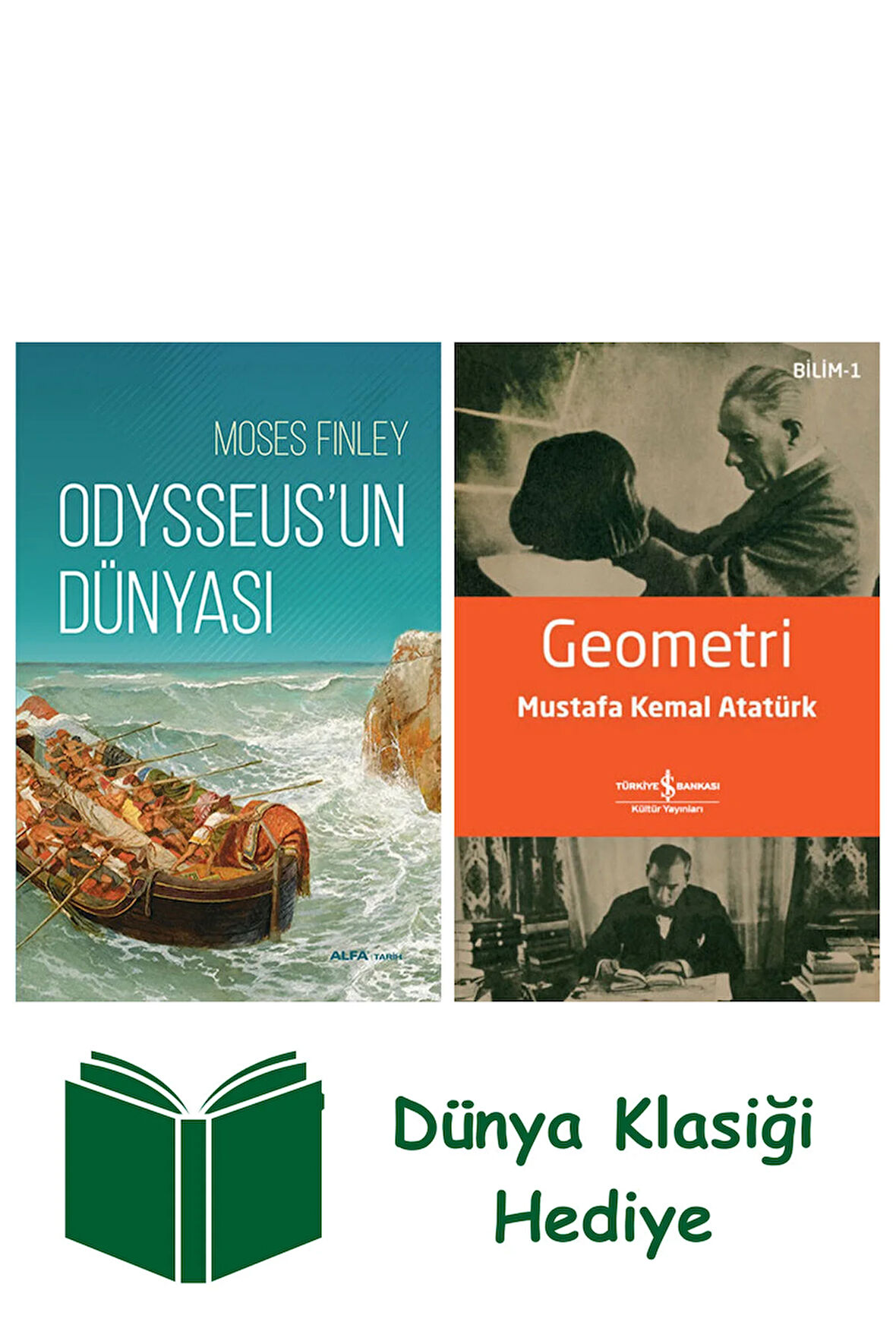 Odysseus'un Dünyası + Geometri + Dünya Klasiği Hediye