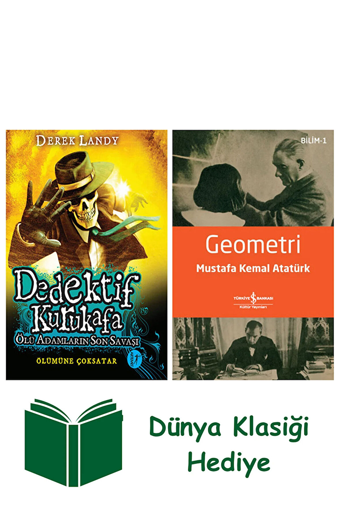 Dedektif Kurukafa - Ölü Adamların Son Savaşı (Ciltli) + Geometri + Dünya Klasiği Hediye