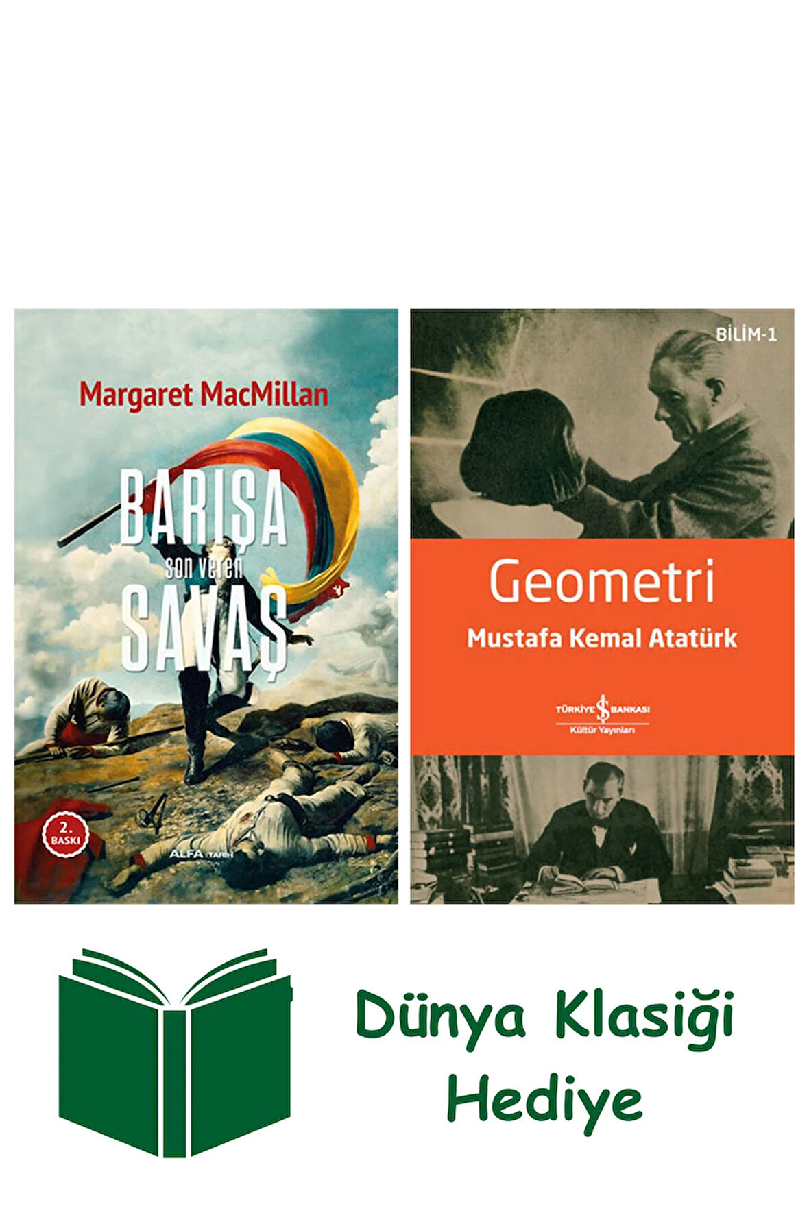 Barışa Son Veren Savaş + Geometri + Dünya Klasiği Hediye