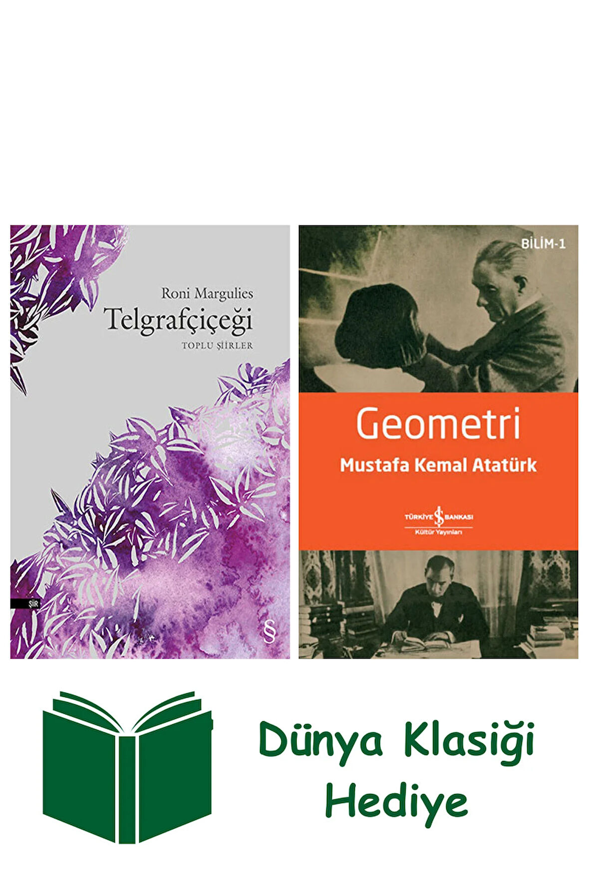 Telgrafçiçeği + Geometri + Dünya Klasiği Hediye