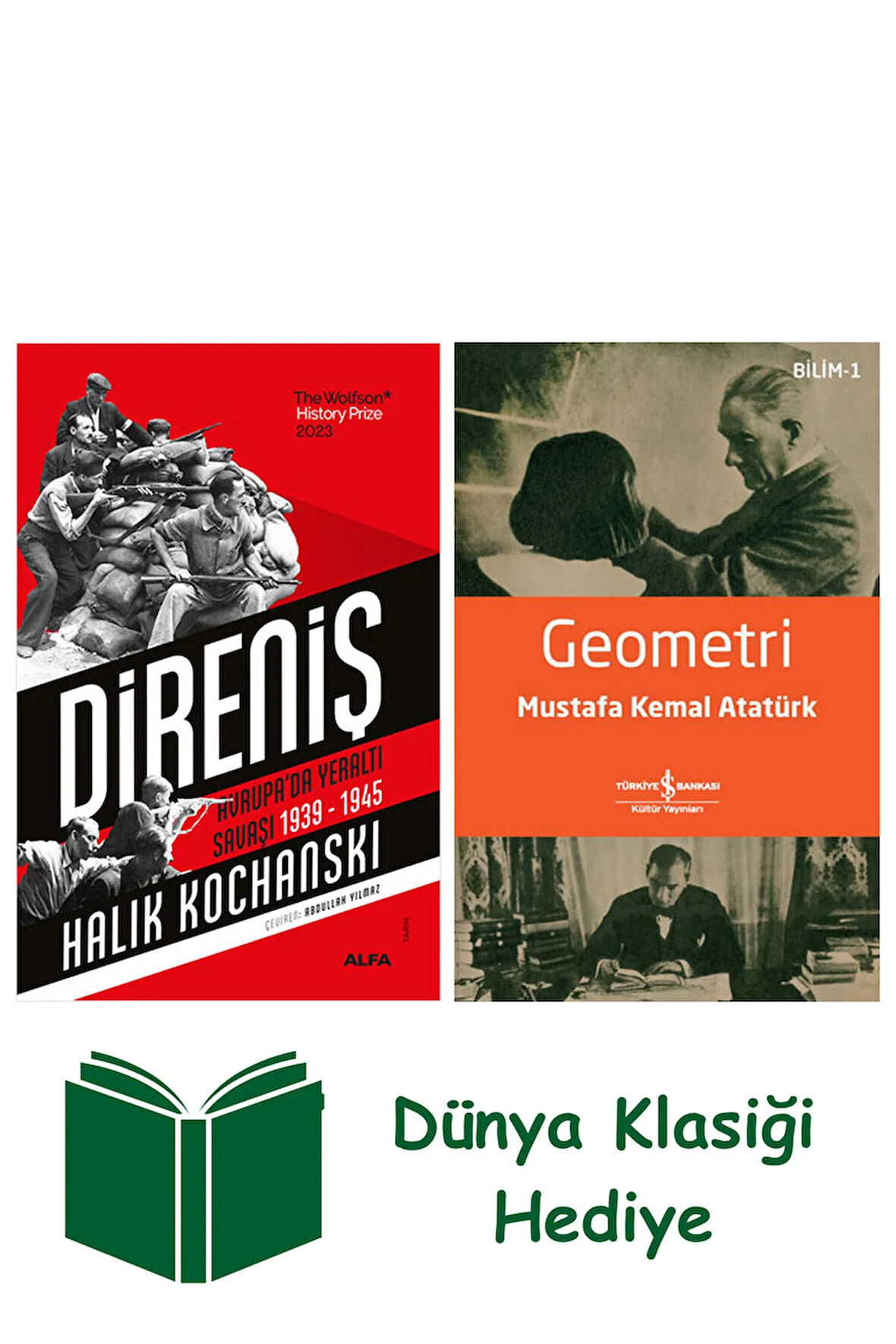 Direniş + Geometri + Dünya Klasiği Hediye