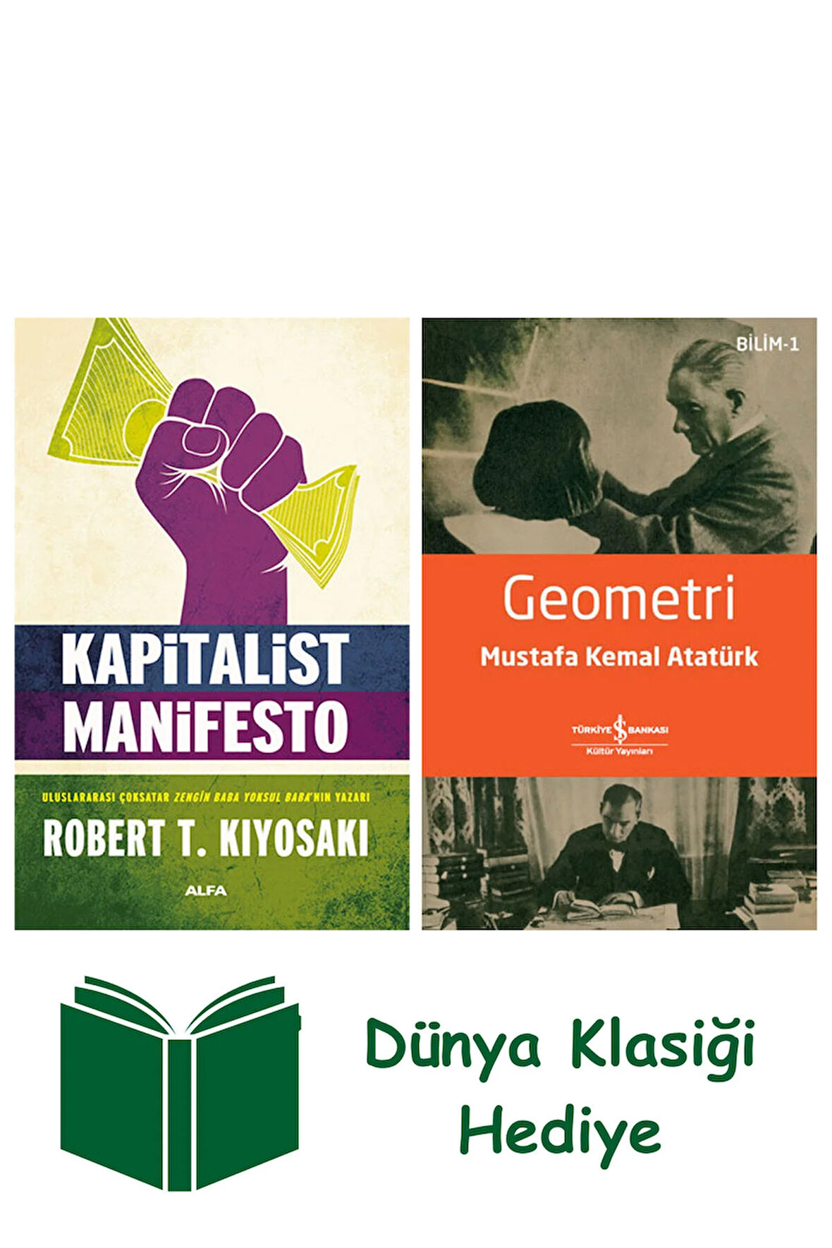 Kapitalist Manifesto + Geometri + Dünya Klasiği Hediye