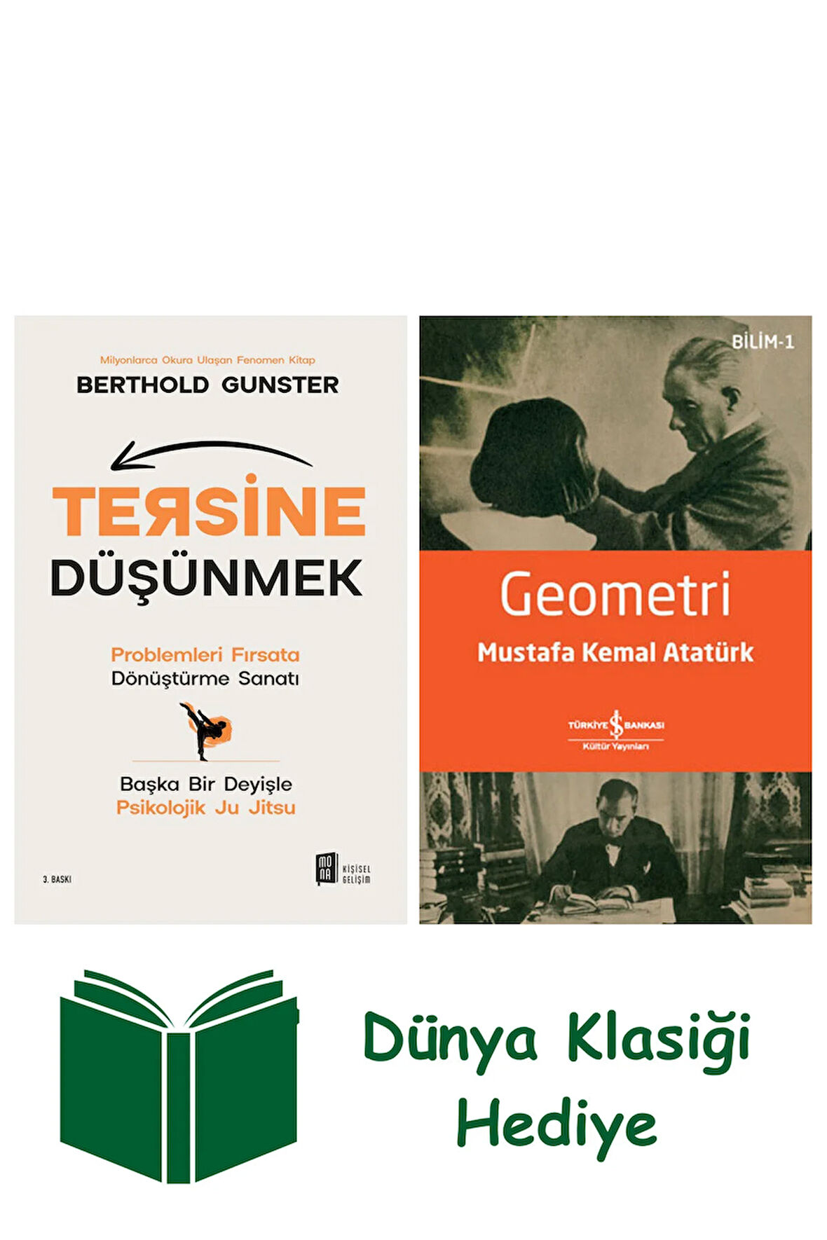 Tersine Düşünmek + Geometri + Dünya Klasiği Hediye