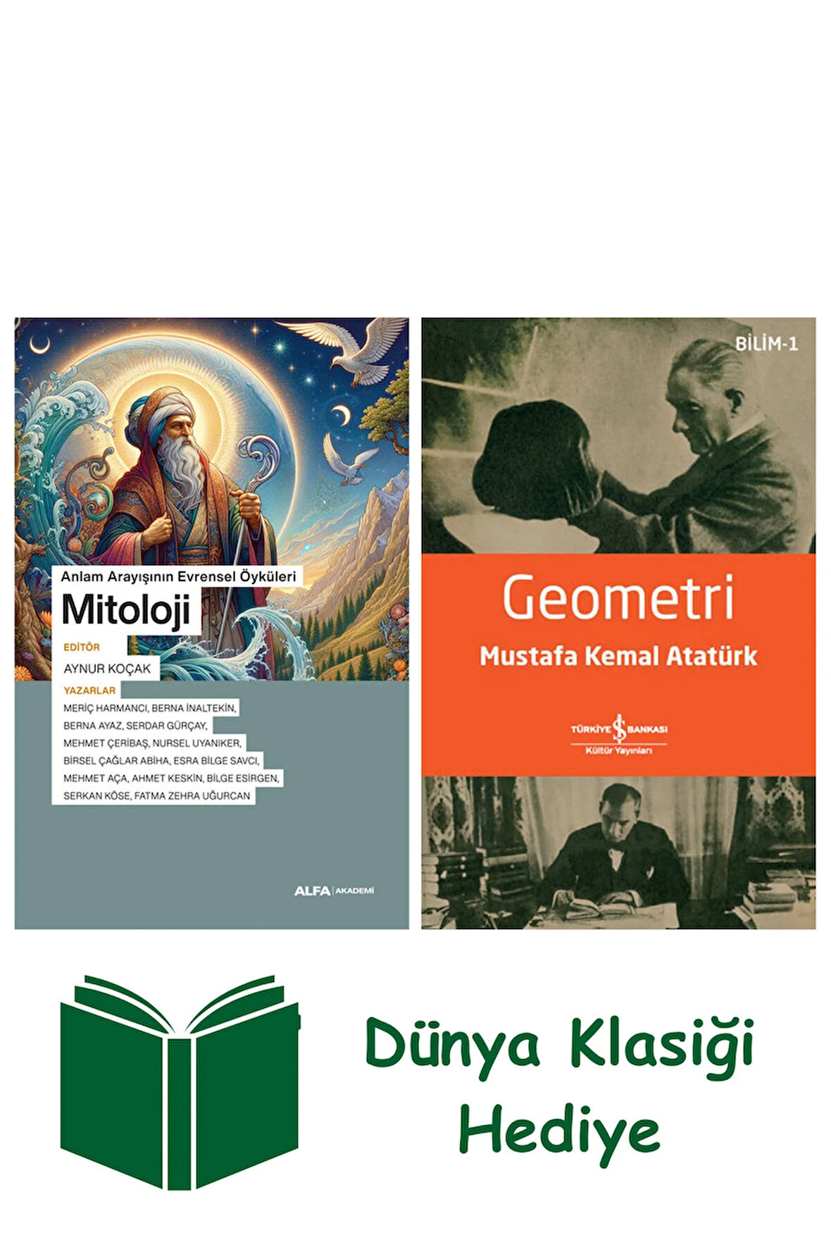Mitoloji + Geometri + Dünya Klasiği Hediye