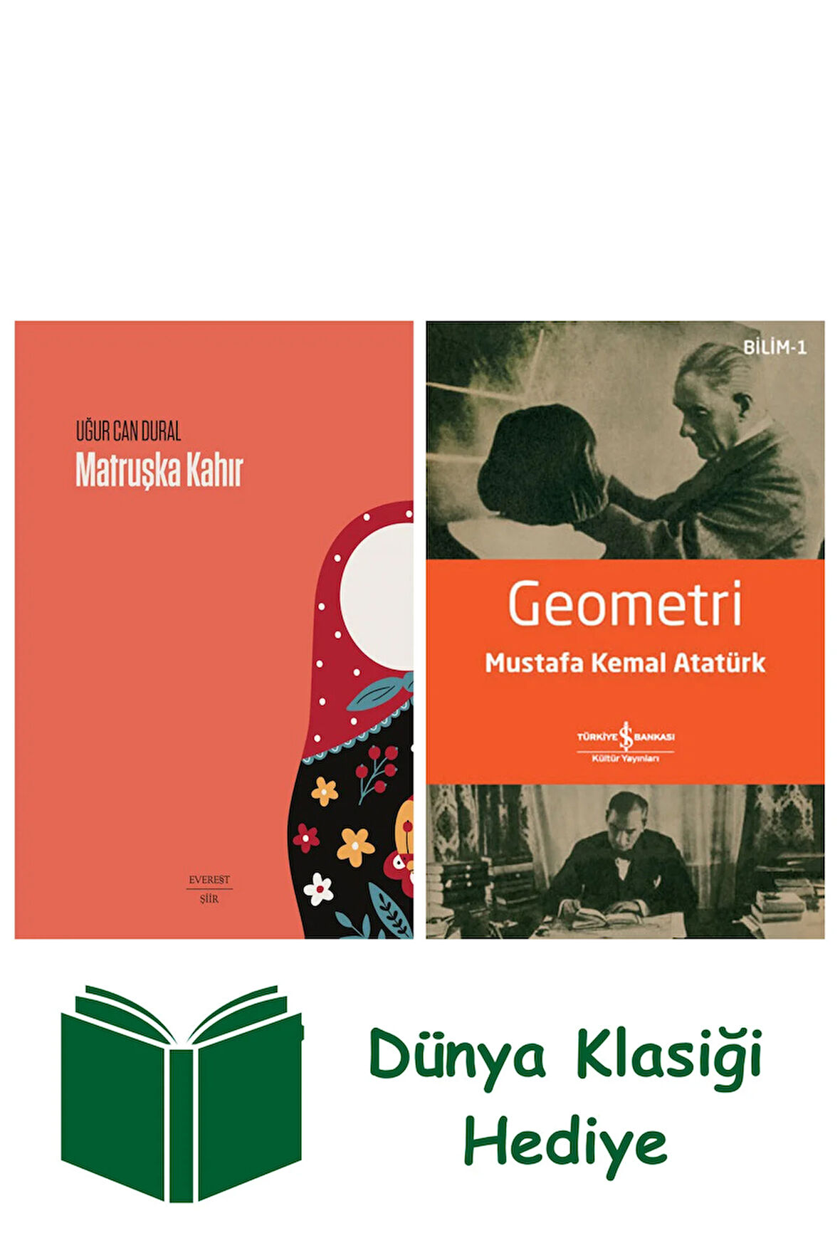 Matruşka Kahır + Geometri + Dünya Klasiği Hediye