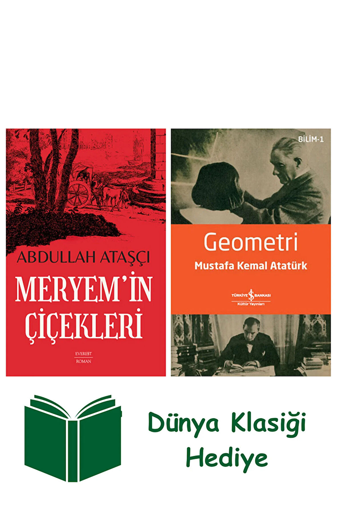 Meryem’in Çiçekleri + Geometri + Dünya Klasiği Hediye