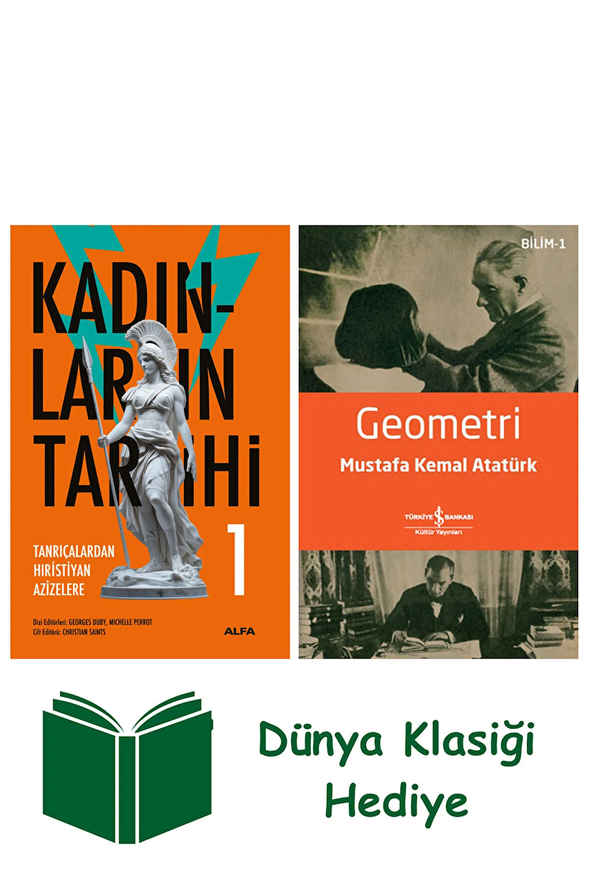 Kadınların Tarihi 1 + Geometri + Dünya Klasiği Hediye