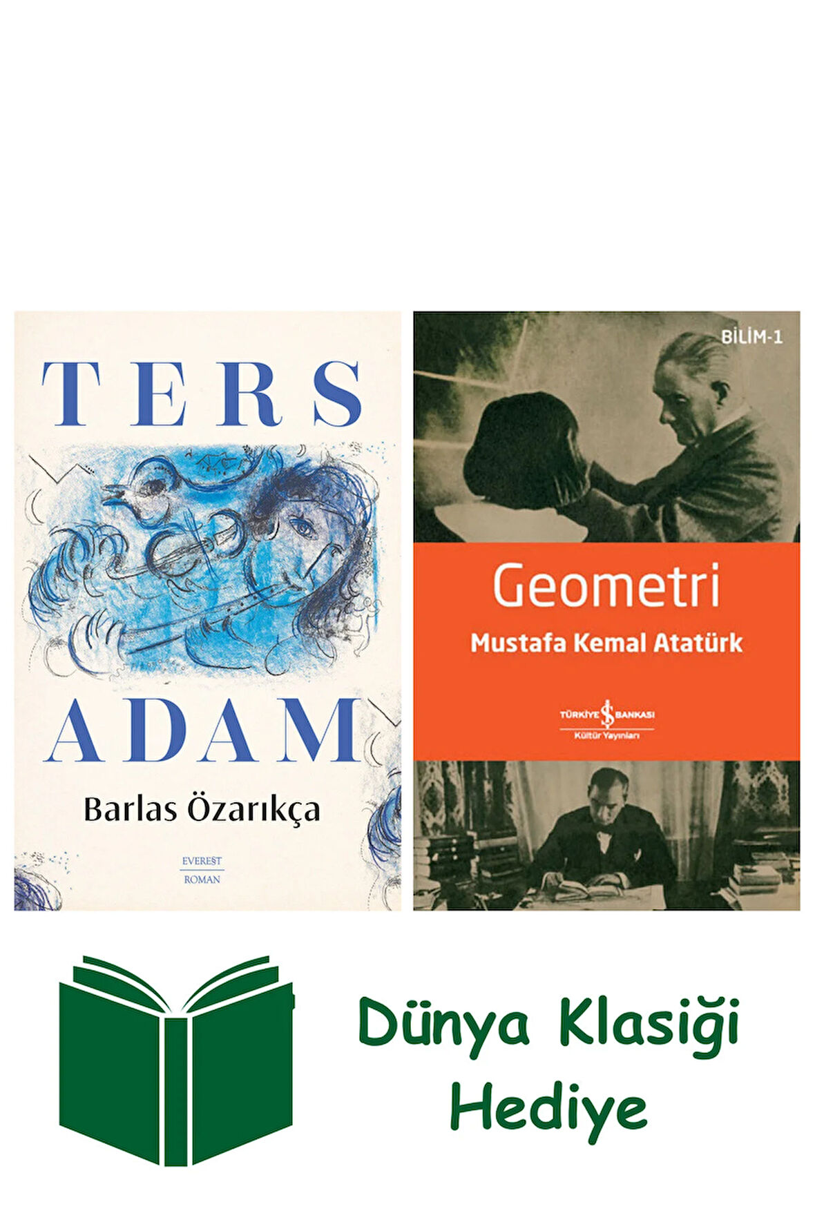 Ters Adam + Geometri + Dünya Klasiği Hediye
