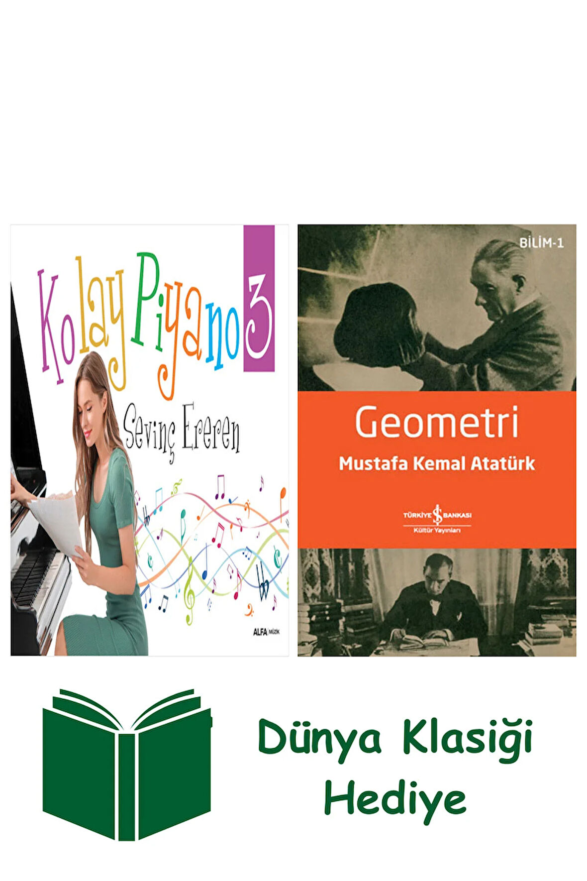 Kolay Piyano 3 + Geometri + Dünya Klasiği Hediye