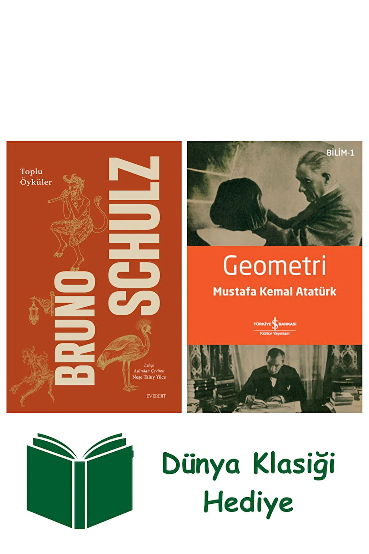 Bruno Schulz - Toplu Öyküler (Ciltli) + Geometri + Dünya Klasiği Hediye