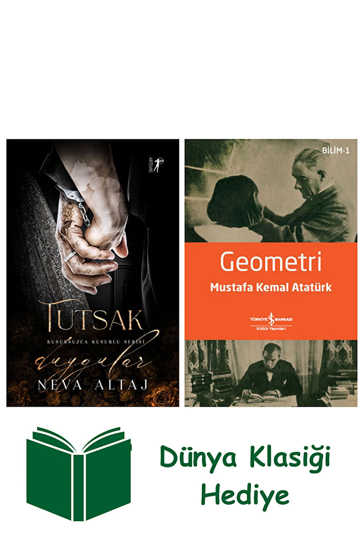 Tutsak Duygular + Geometri + Dünya Klasiği Hediye