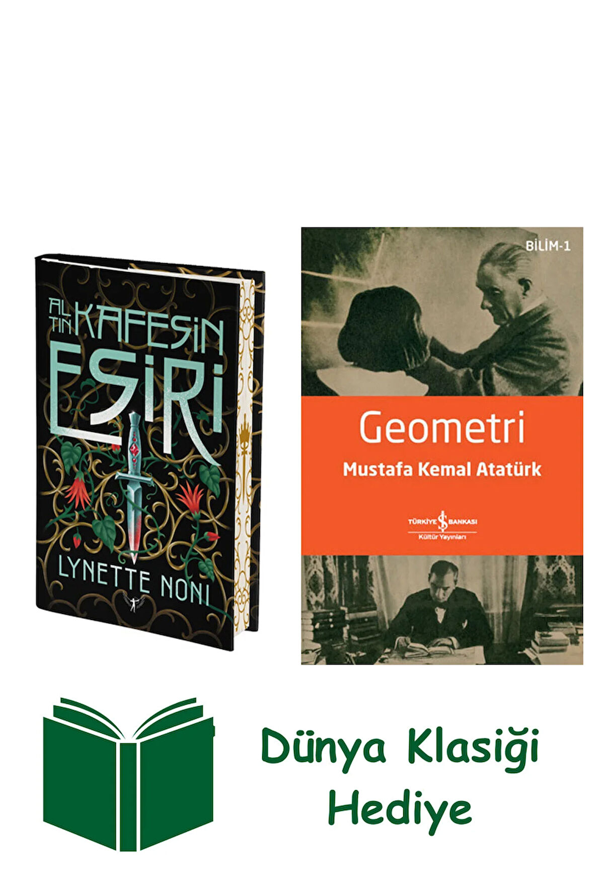 Altın Kafesin Esiri (Ciltli) + Geometri + Dünya Klasiği Hediye