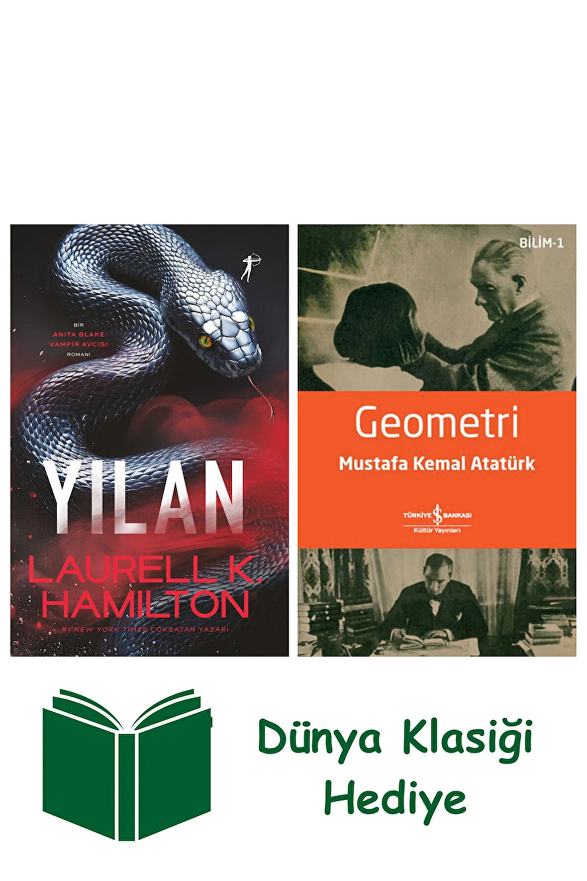 Yılan + Geometri + Dünya Klasiği Hediye