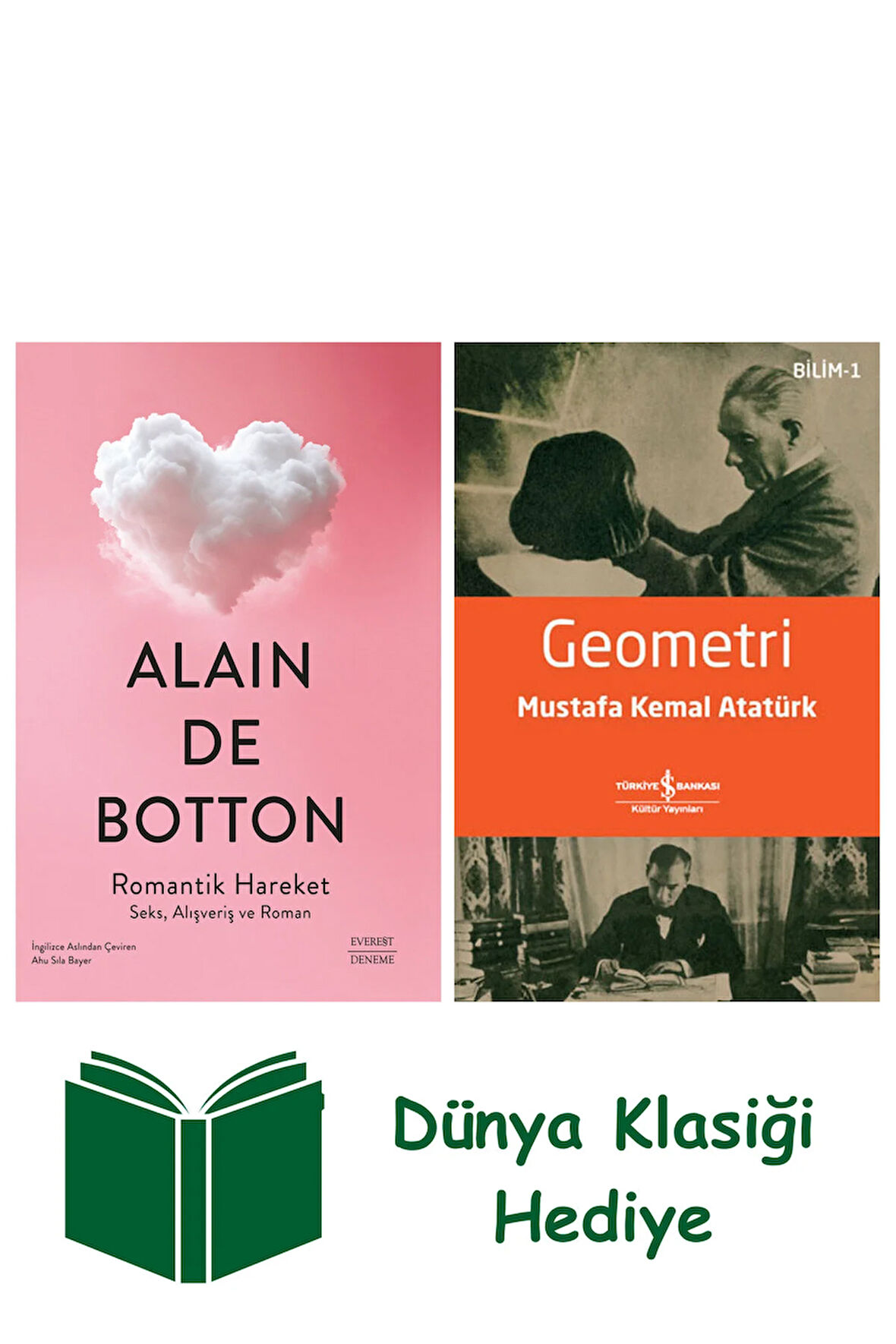 Romantik Hareket + Geometri + Dünya Klasiği Hediye