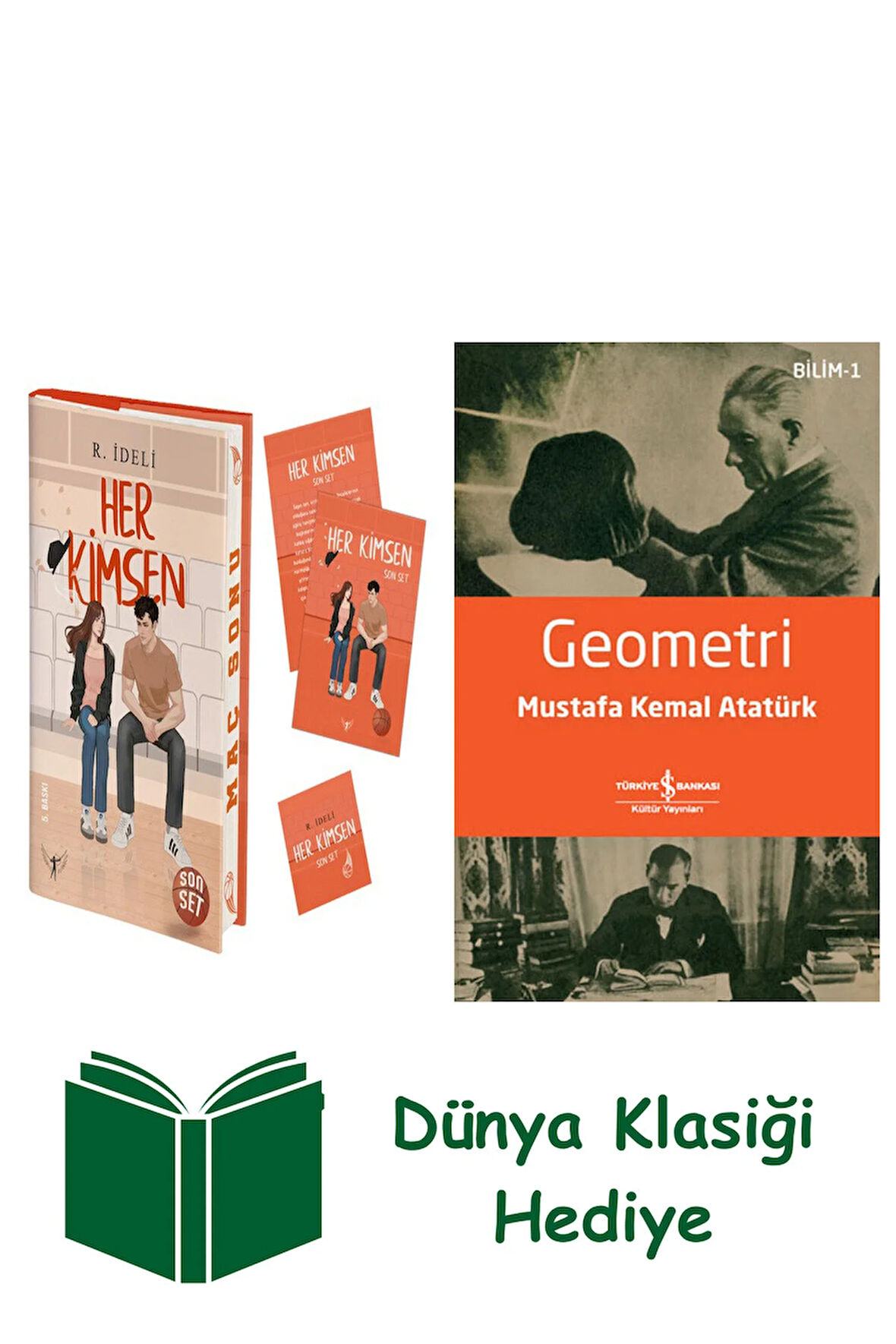 Her Kimsen - Son Set (Ciltli) + Geometri + Dünya Klasiği Hediye