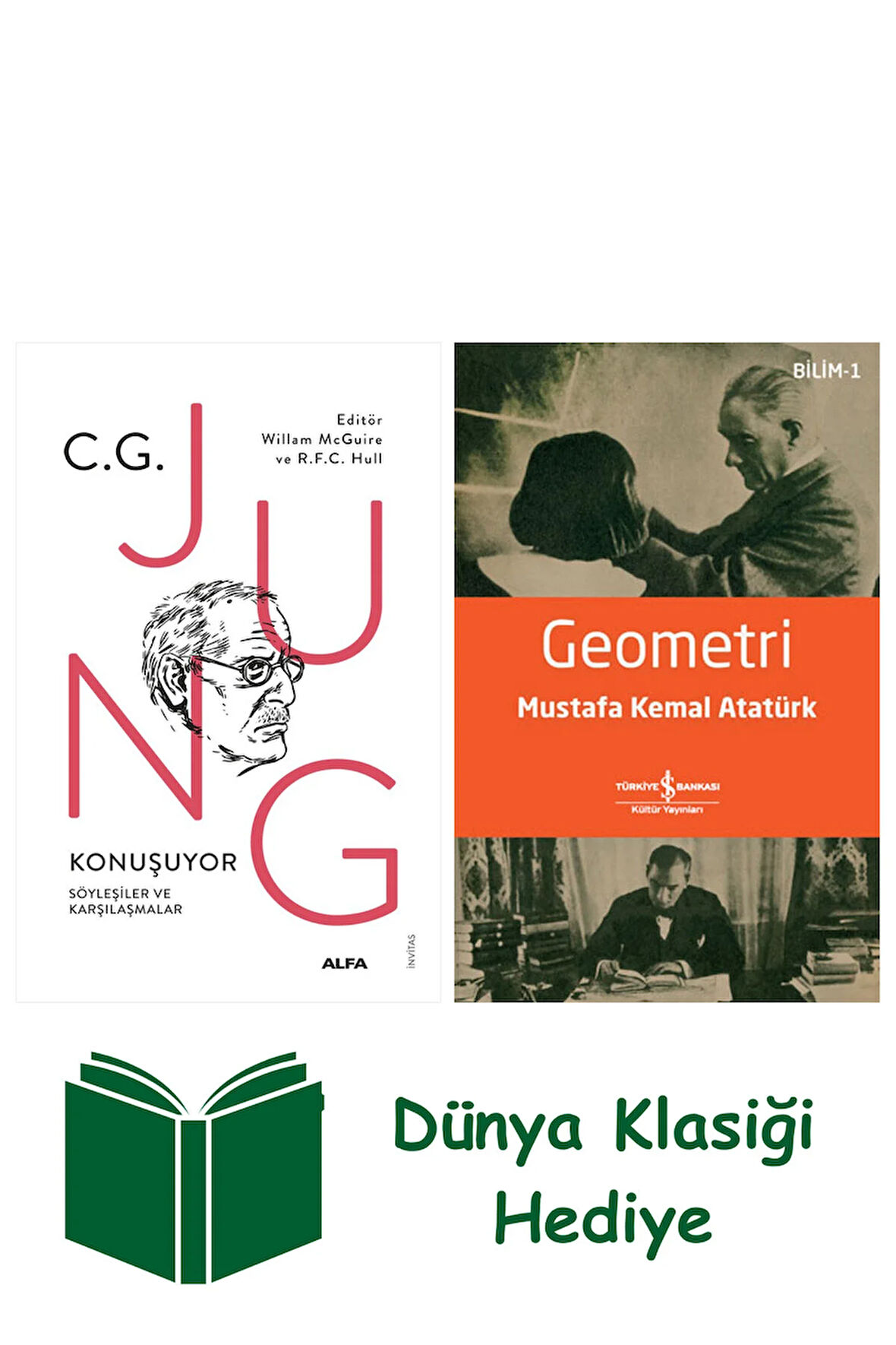 Jung Konuşuyor + Geometri + Dünya Klasiği Hediye