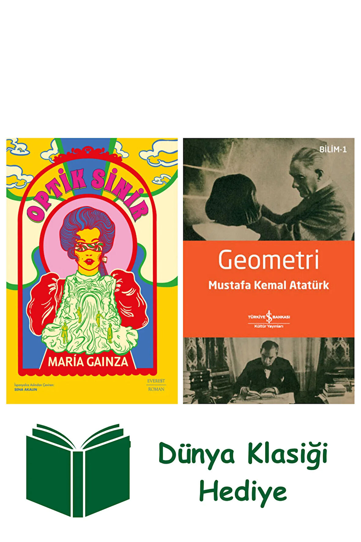 Optik Sinir + Geometri + Dünya Klasiği Hediye