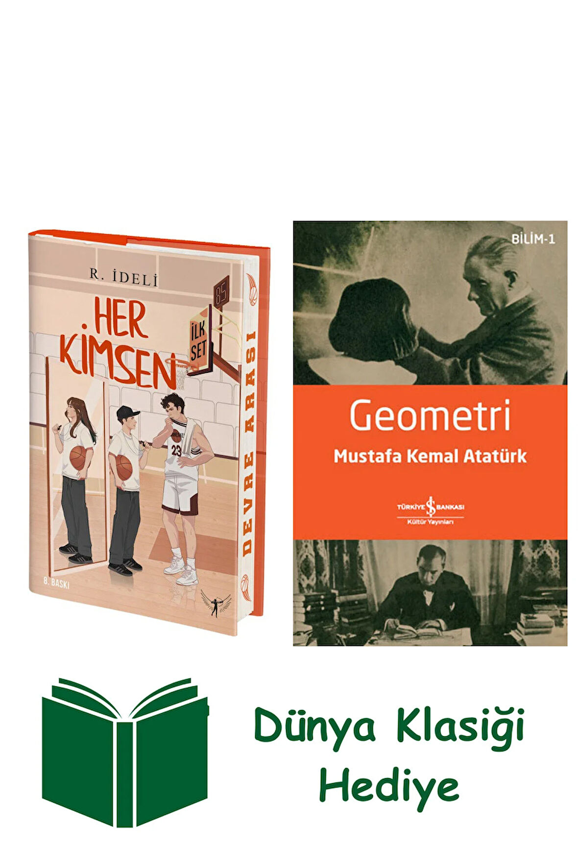 Her Kimsen - İlk Set (Ciltli) + Geometri + Dünya Klasiği Hediye