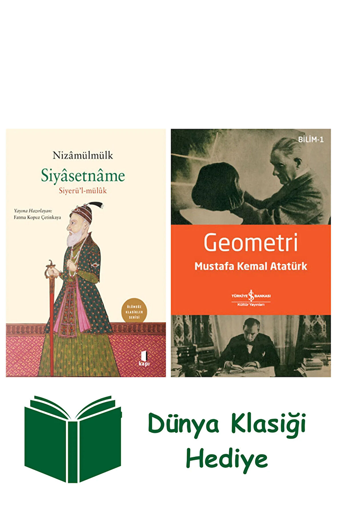 Siyâsetnâme + Geometri + Dünya Klasiği Hediye