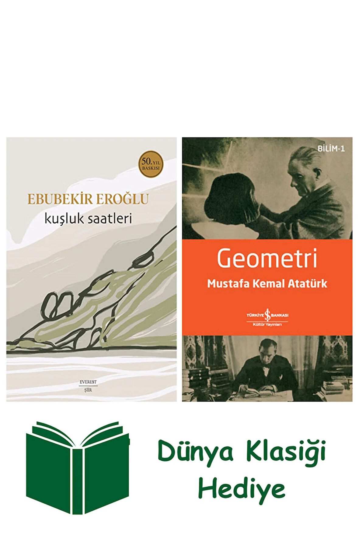 Kuşluk Saatleri + Geometri + Dünya Klasiği Hediye
