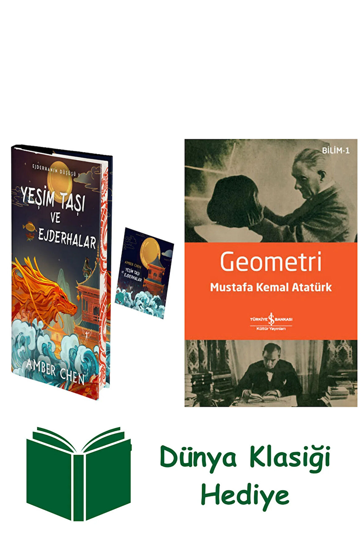 Yeşim Taşı ve Ejderhalar (Ciltli) + Geometri + Dünya Klasiği Hediye