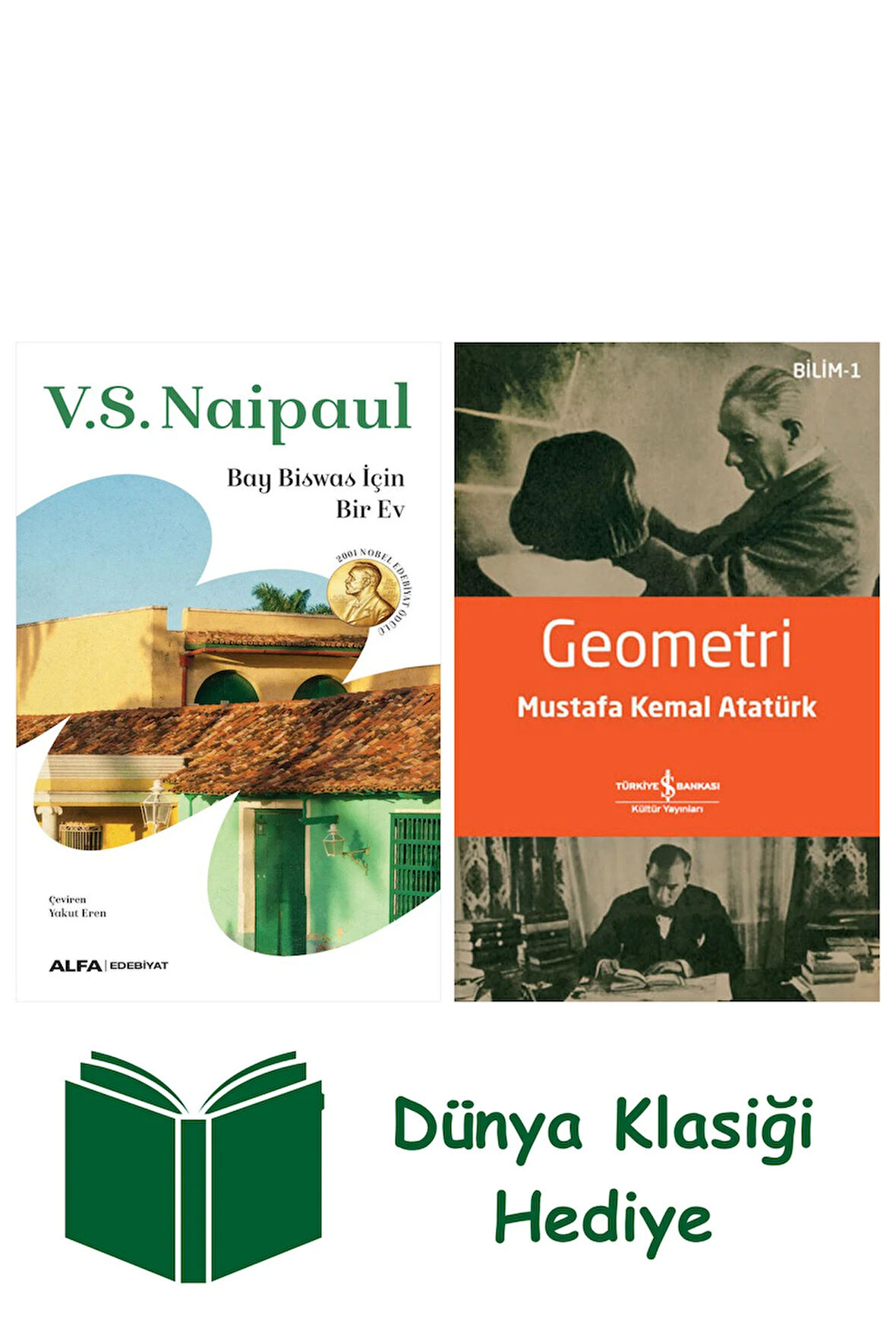 Bay Biswas İçin Bir Ev + Geometri + Dünya Klasiği Hediye