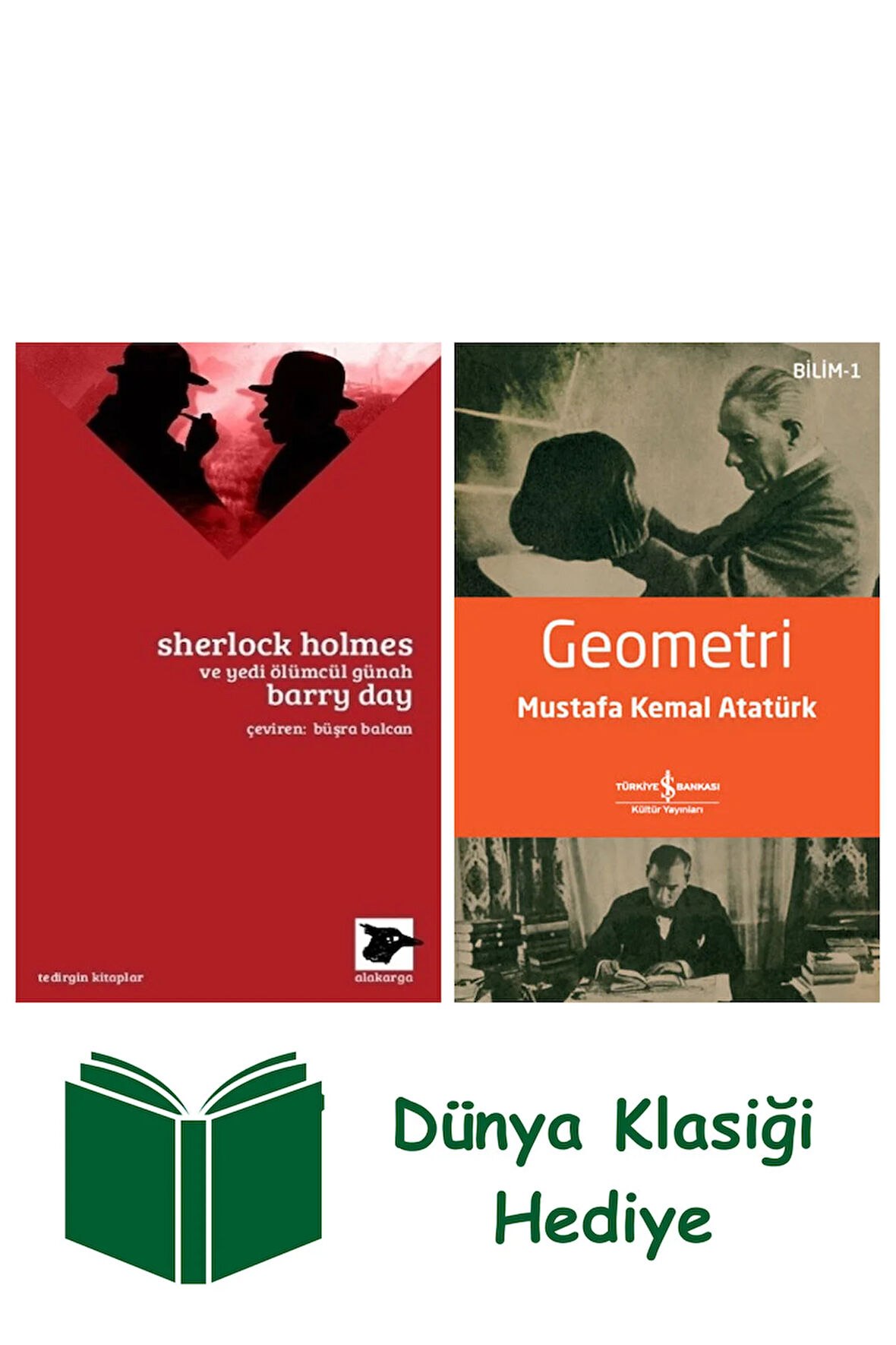 Sherlock Holmes ve Yedi Ölümcül Günah + Geometri + Dünya Klasiği Hediye