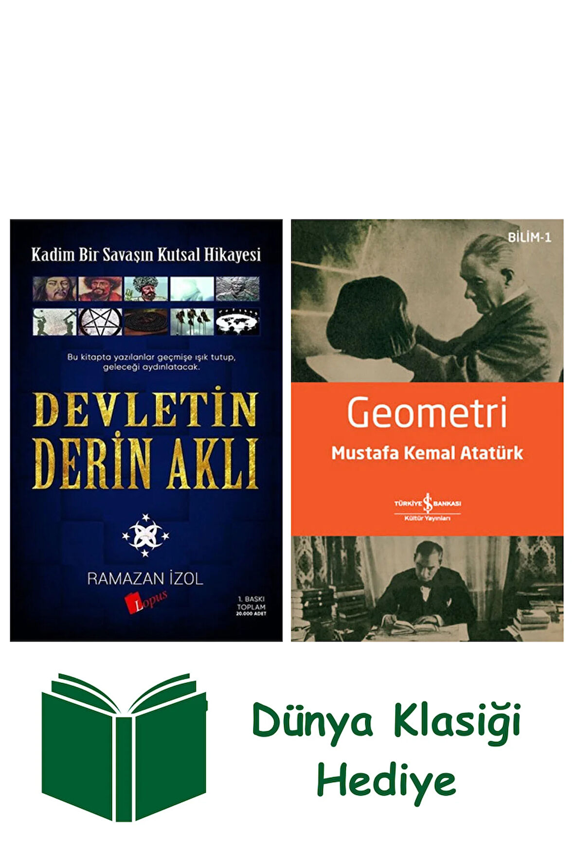 Devletin Derin Aklı + Geometri + Dünya Klasiği Hediye