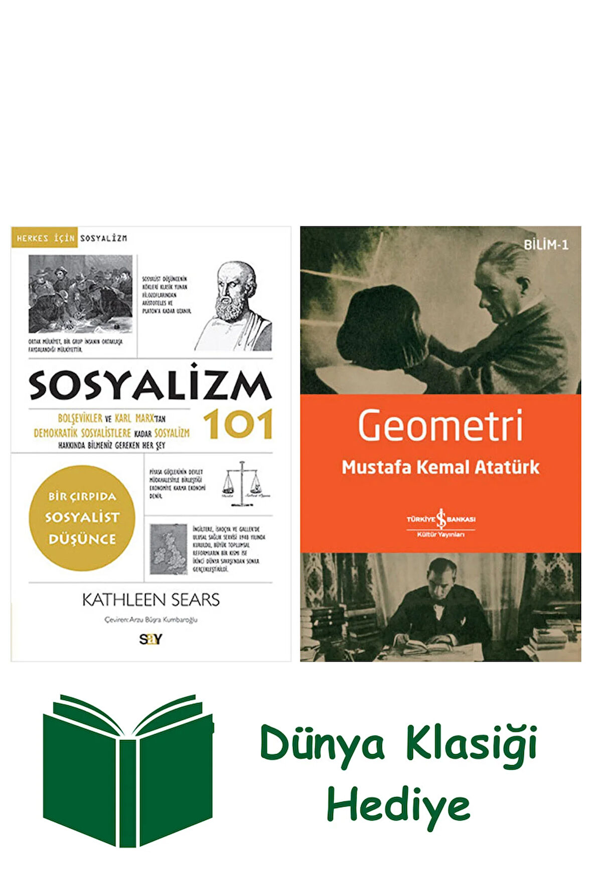 Sosyalizm 101 + Geometri + Dünya Klasiği Hediye