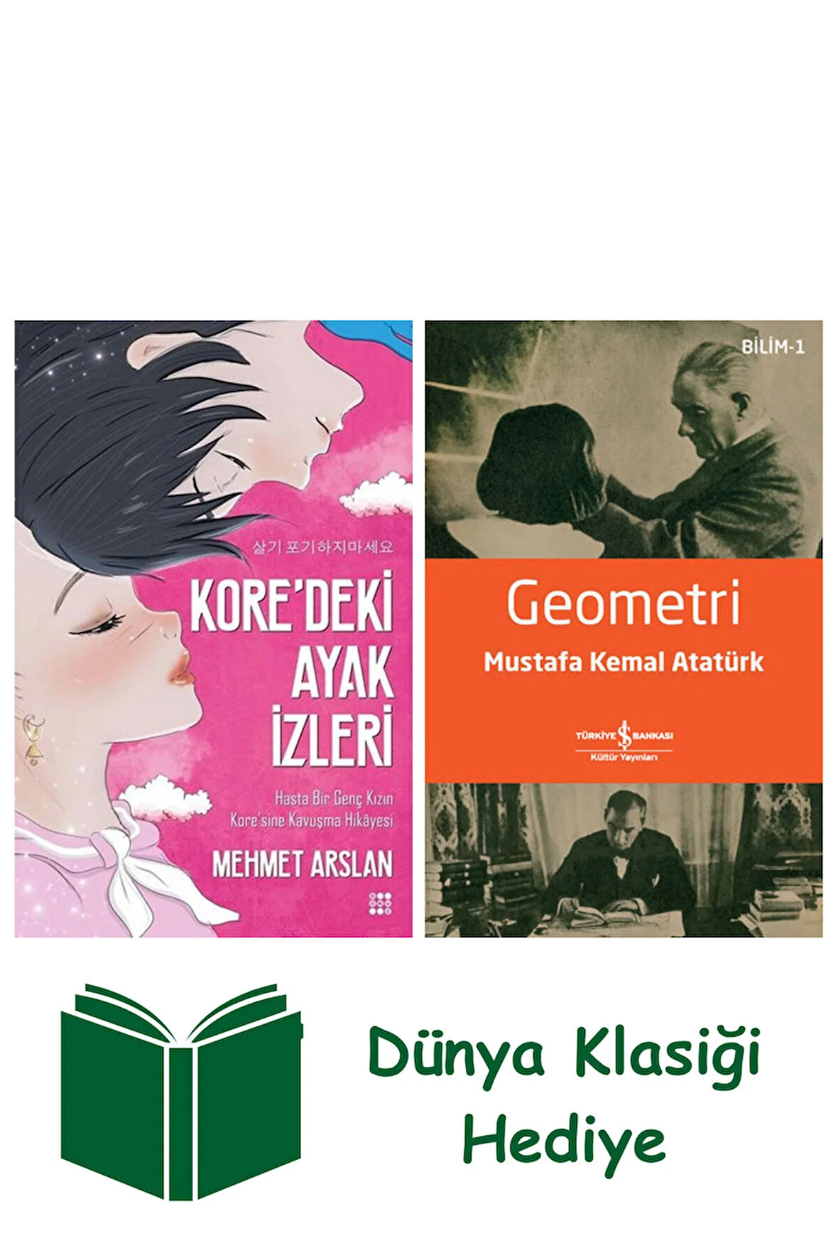 Kore'deki Ayak İzleri + Geometri + Dünya Klasiği Hediye