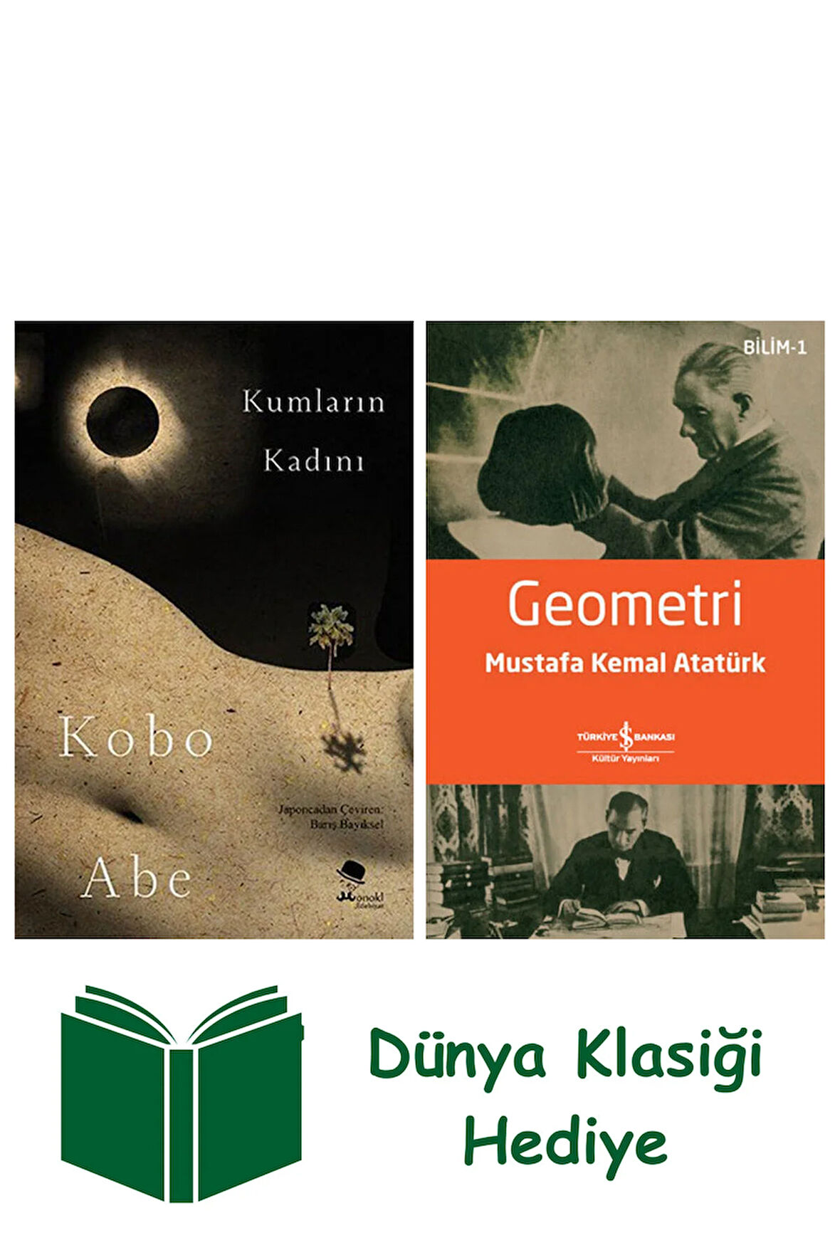 Kumların Kadını + Geometri + Dünya Klasiği Hediye