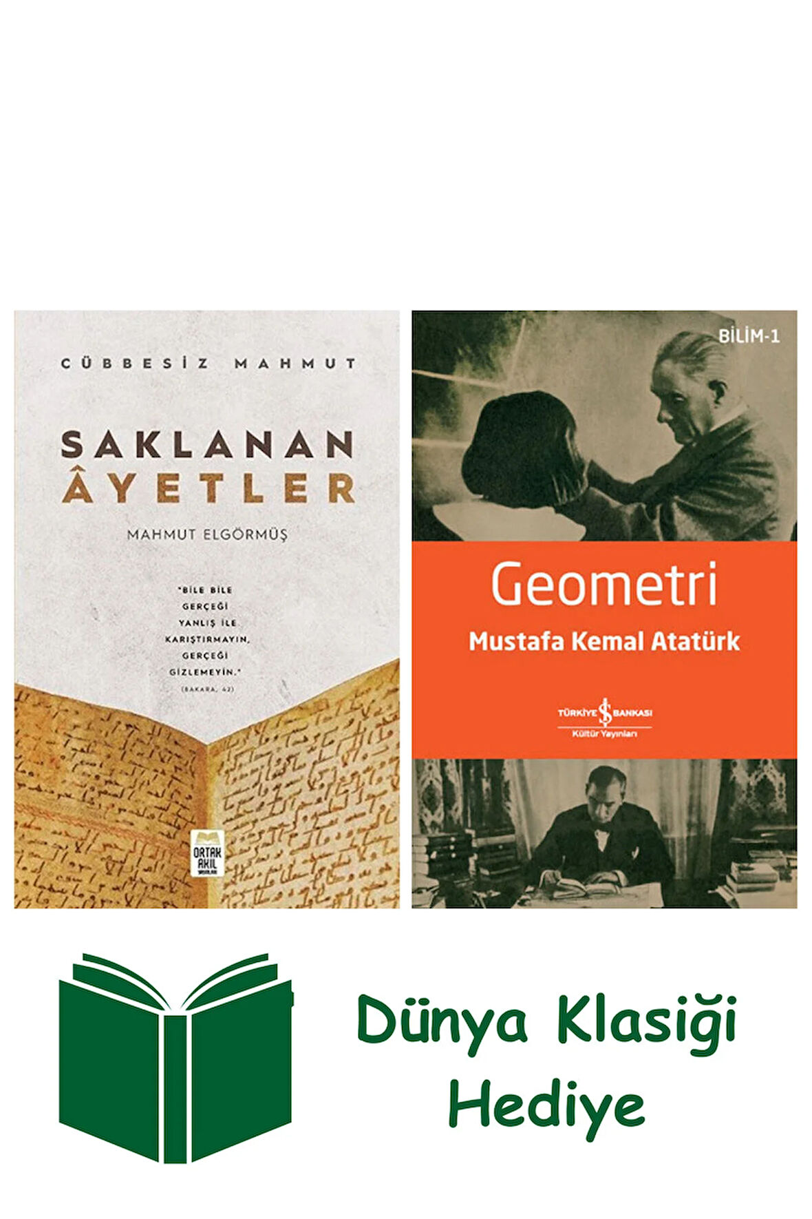 Saklanan Ayetler - Cübbesiz Mahmut + Geometri + Dünya Klasiği Hediye