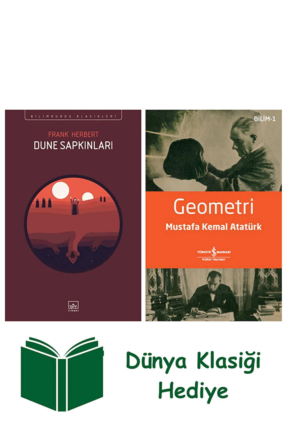 Dune Sapkınları + Geometri + Dünya Klasiği Hediye