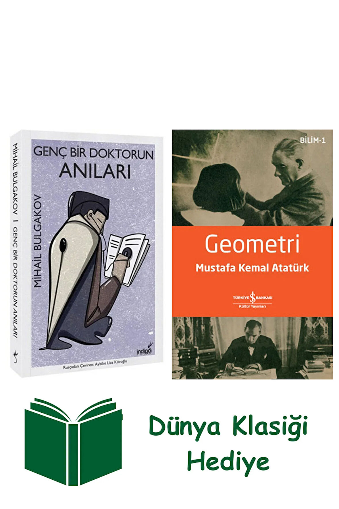 Genç Bir Doktorun Anıları + Geometri + Dünya Klasiği Hediye