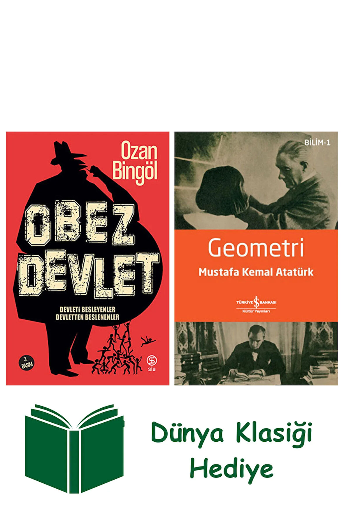 Obez Devlet + Geometri + Dünya Klasiği Hediye