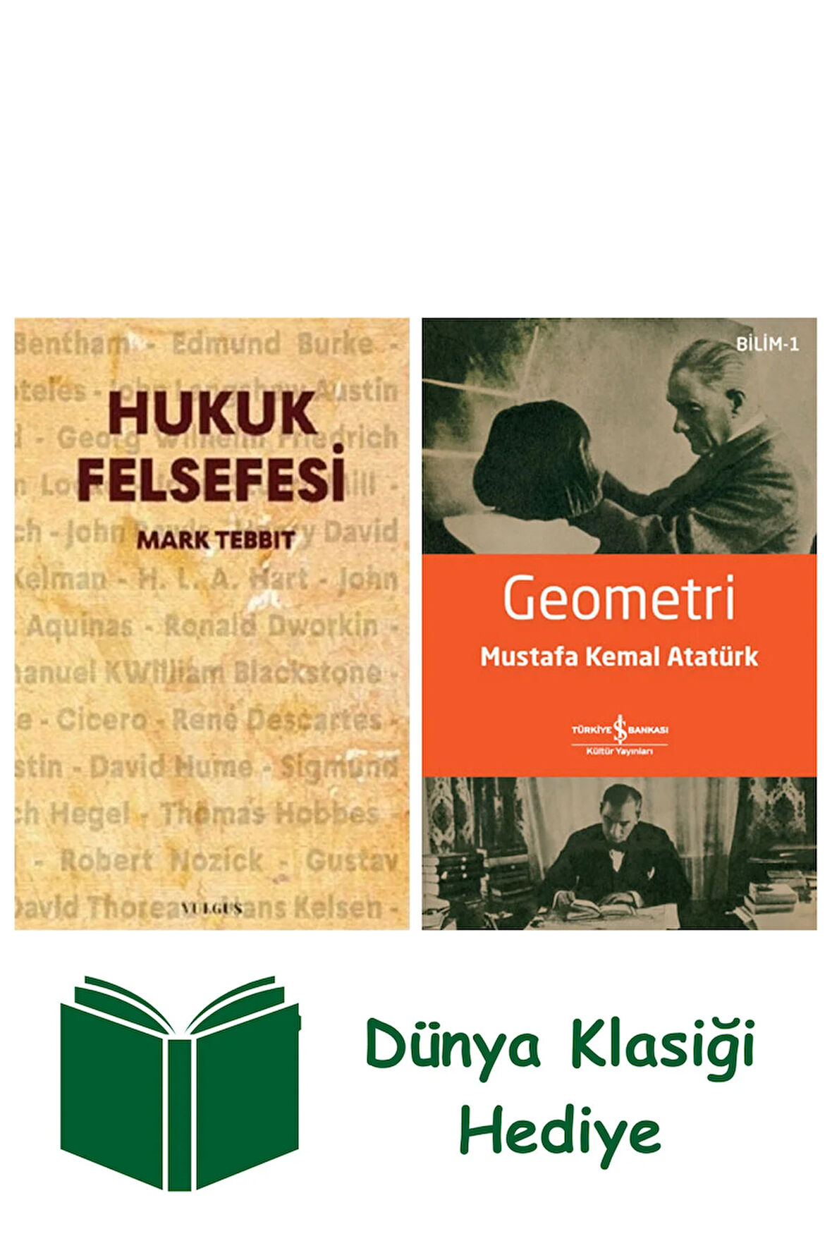 Hukuk Felsefesi + Geometri + Dünya Klasiği Hediye
