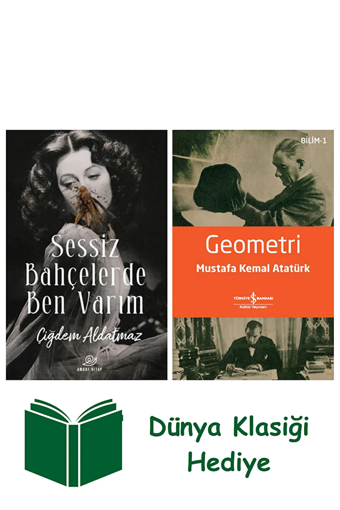 Sessiz Bahçelerde Ben Varım + Geometri + Dünya Klasiği Hediye