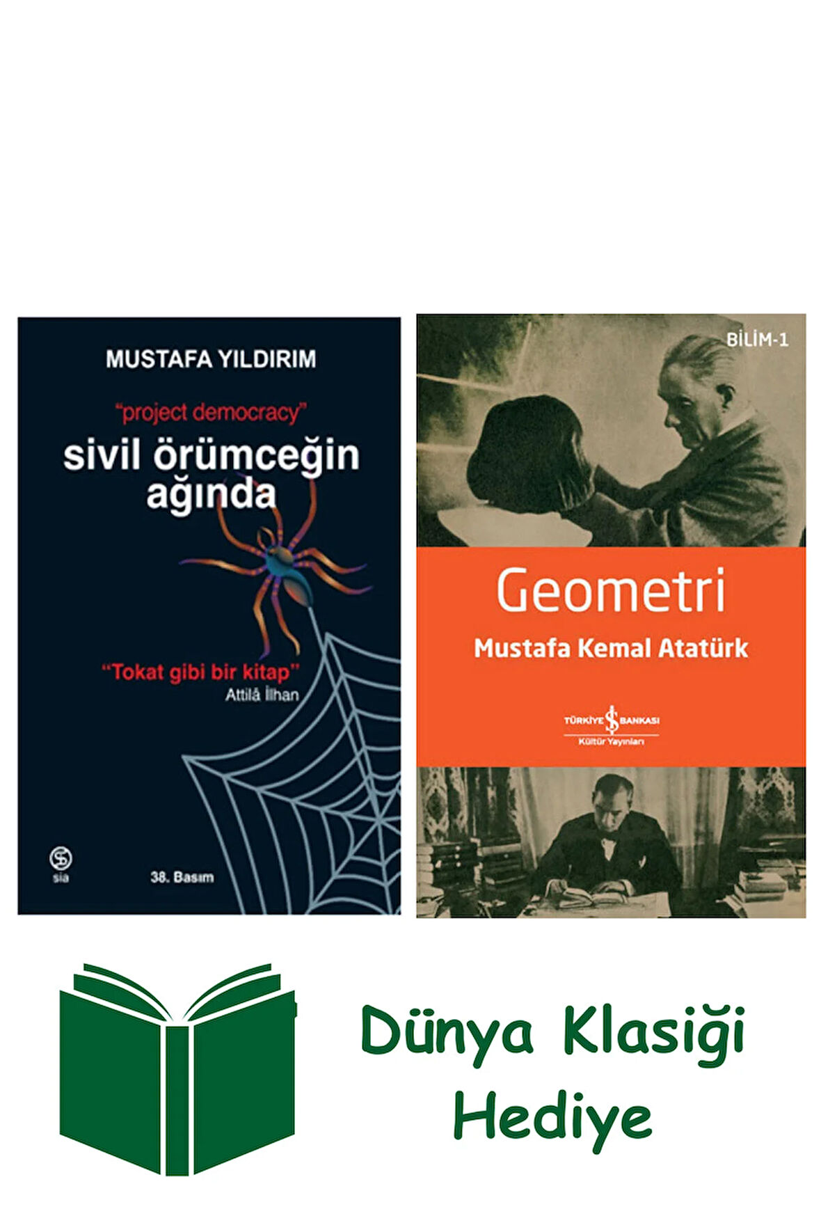 Sivil Örümceğin Ağında + Geometri + Dünya Klasiği Hediye