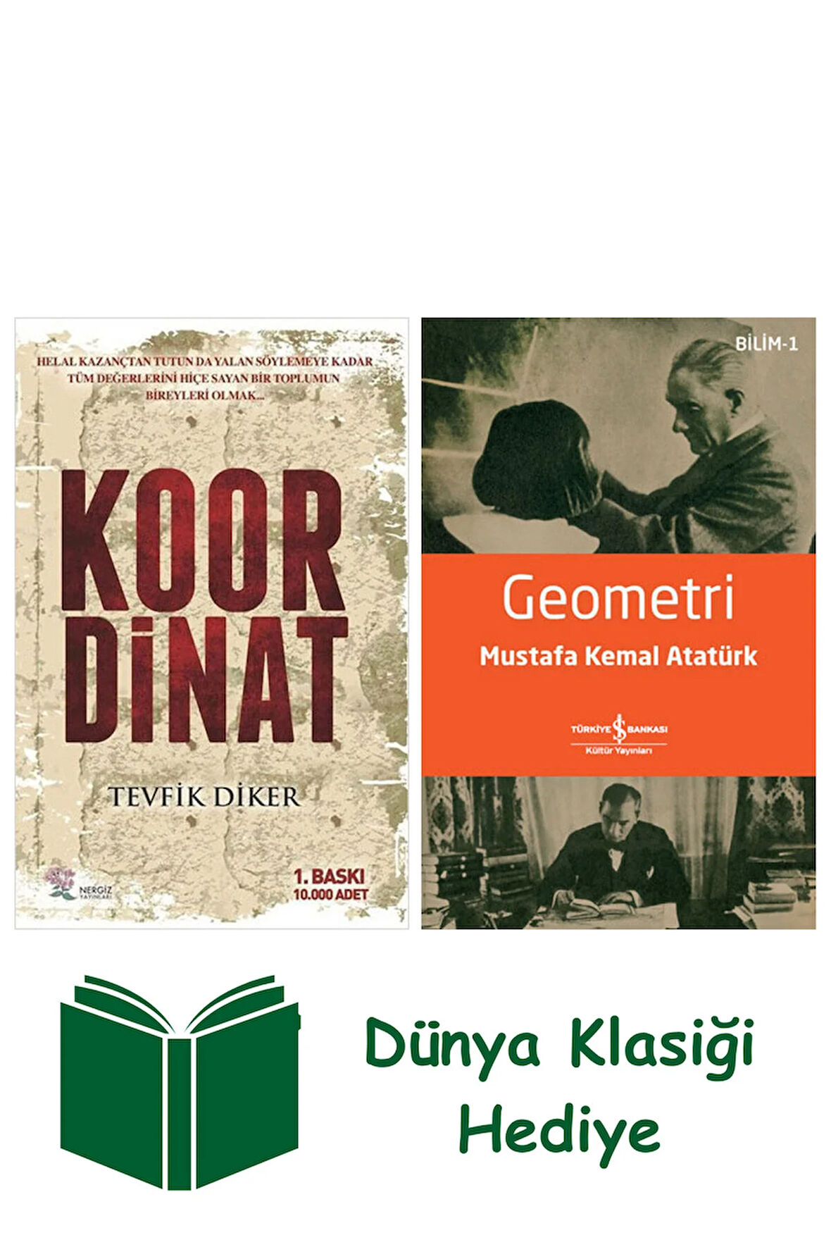 Koordinat + Geometri + Dünya Klasiği Hediye