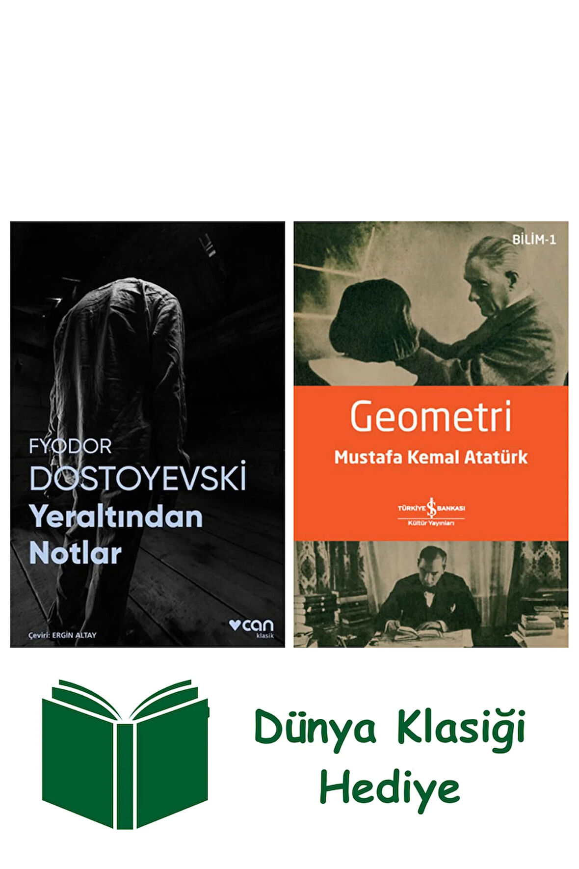 Yeraltından Notlar + Geometri + Dünya Klasiği Hediye